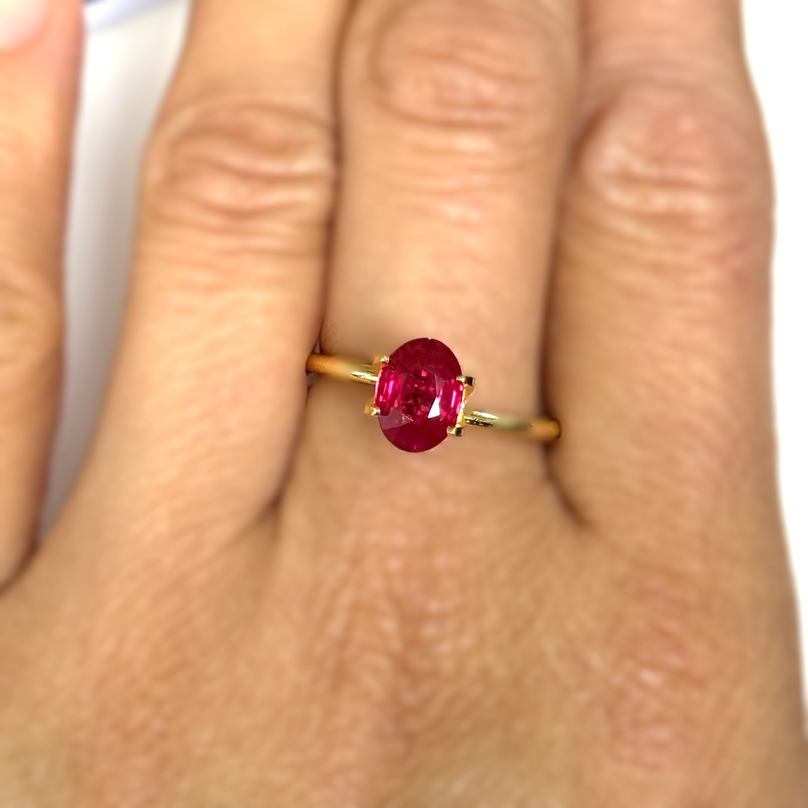 Ruby 1.21ct Oval