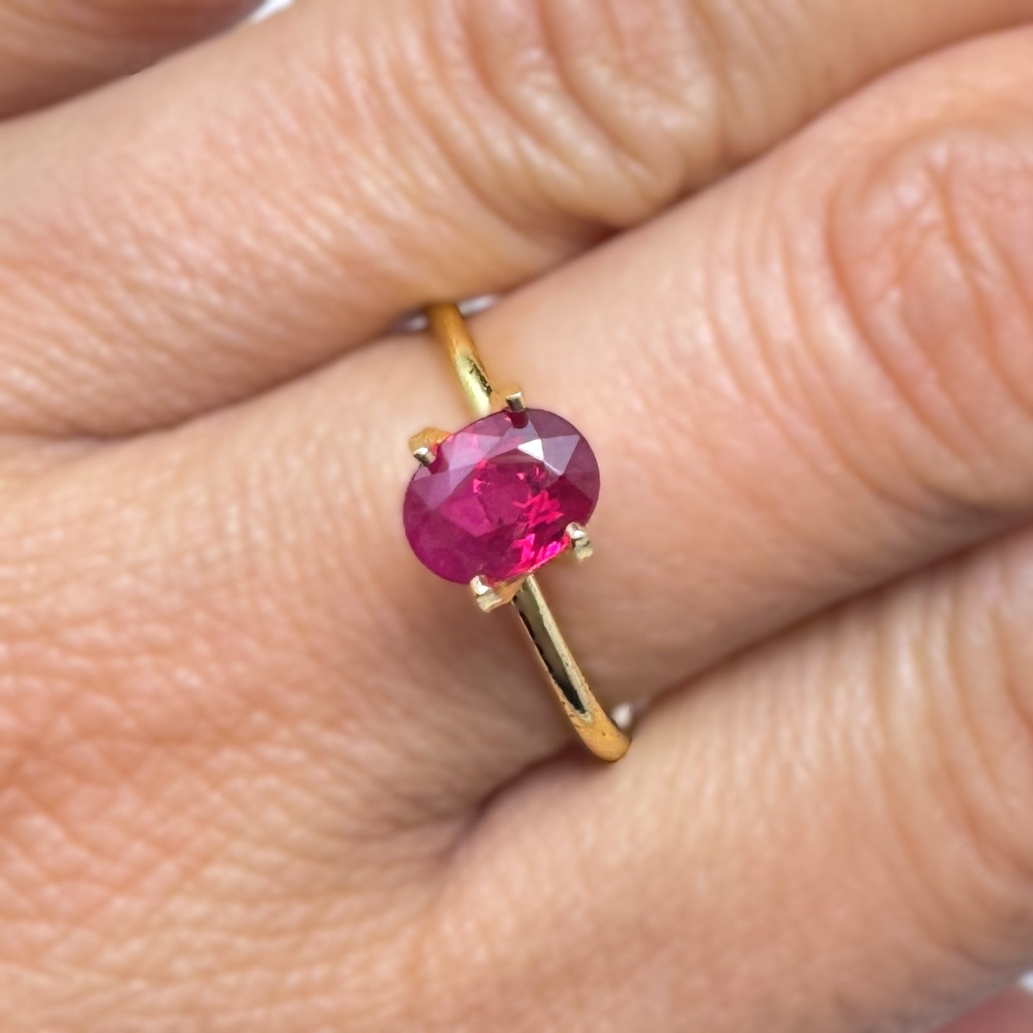 Ruby 1.04ct Oval