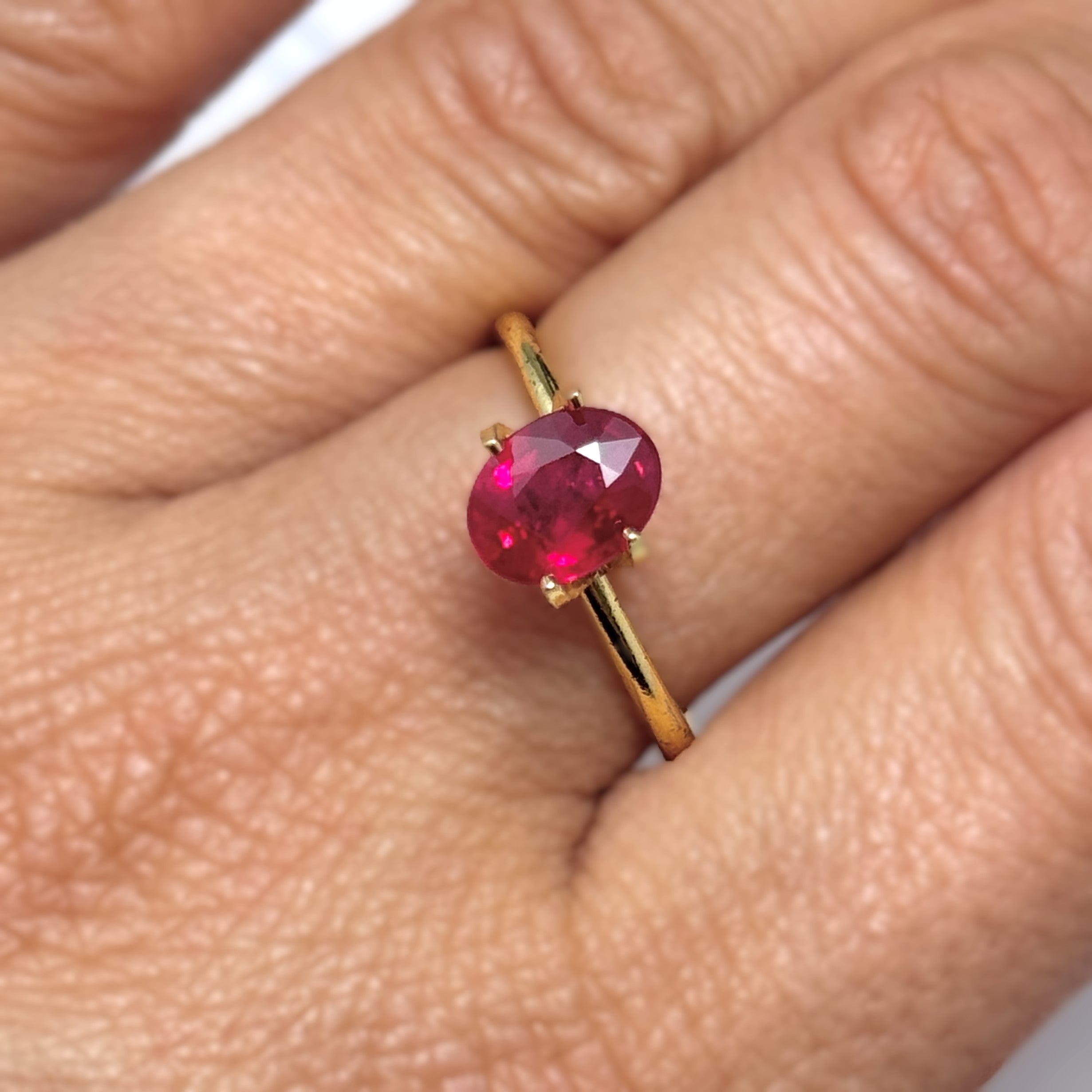 Ruby 1.42ct Oval