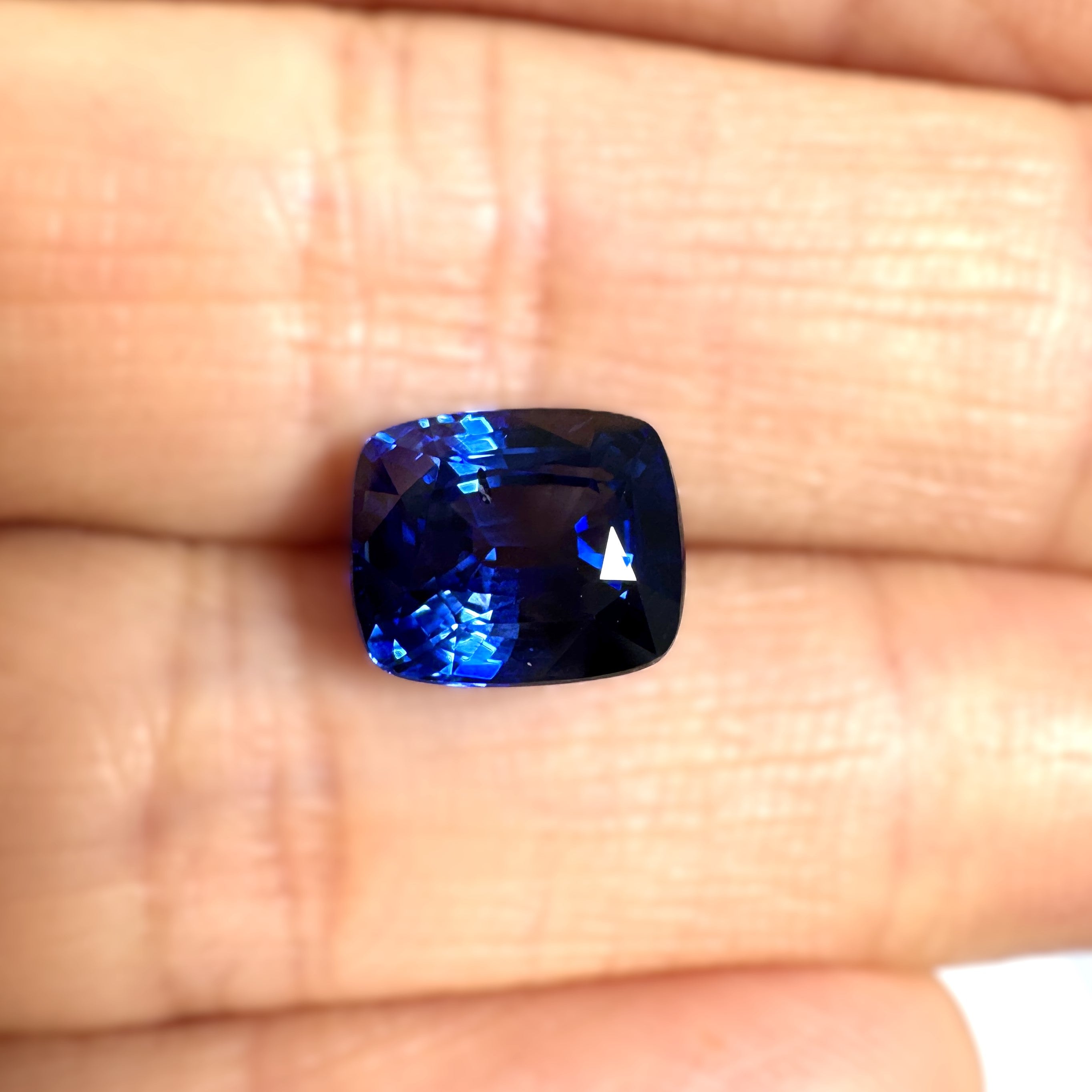 Blue Sapphire 3.80ct Cushion