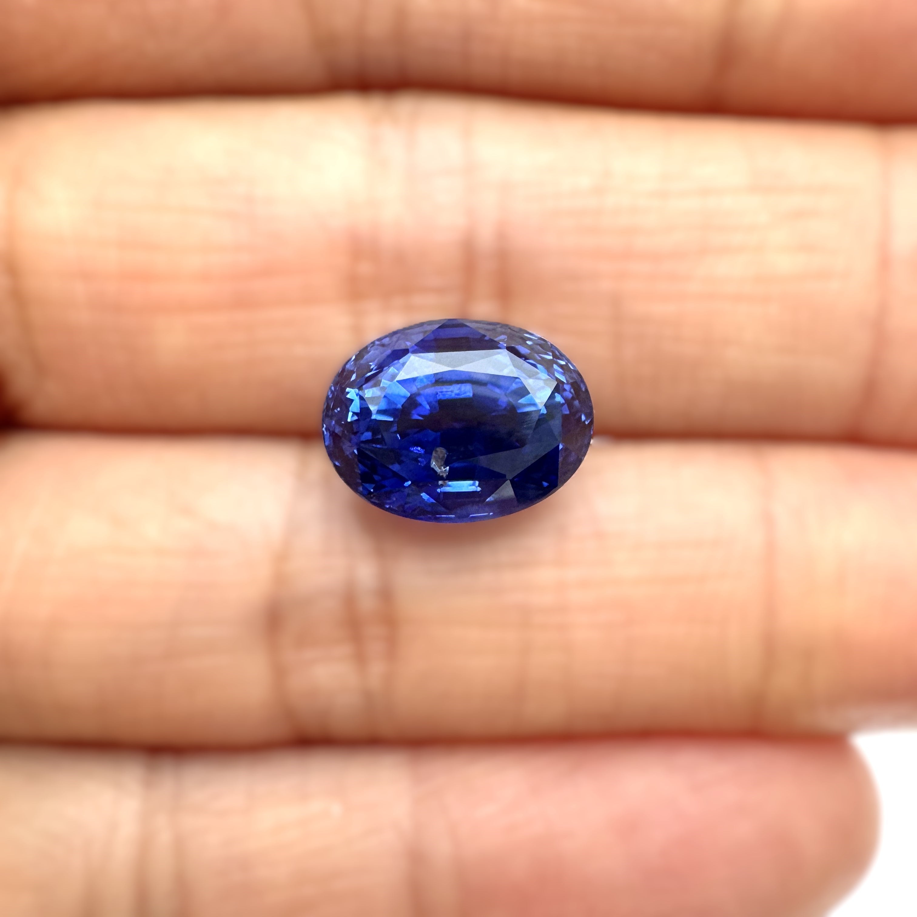 Blue Sapphire 6.07ct Oval