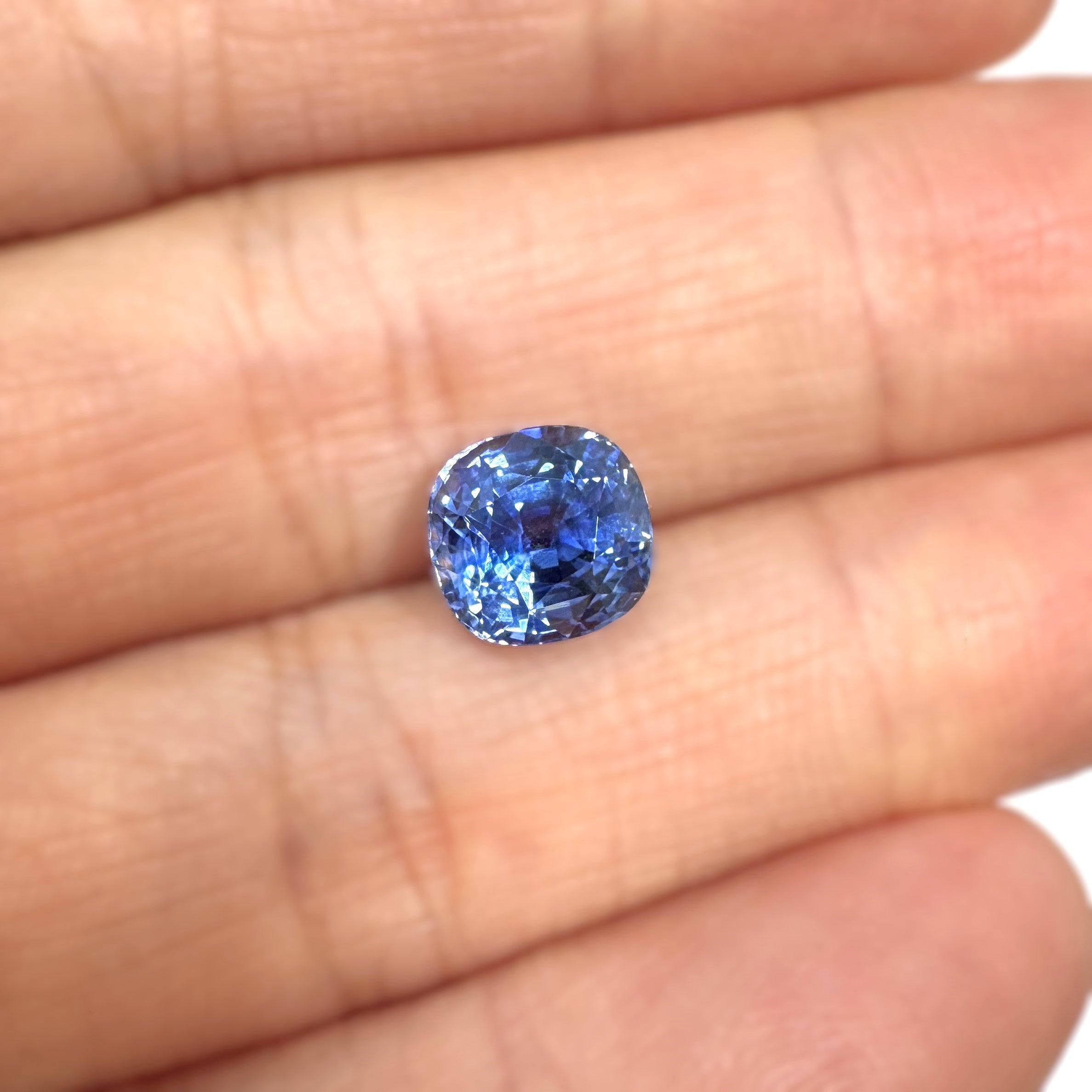 Blue Sapphire 3.12ct Cushion