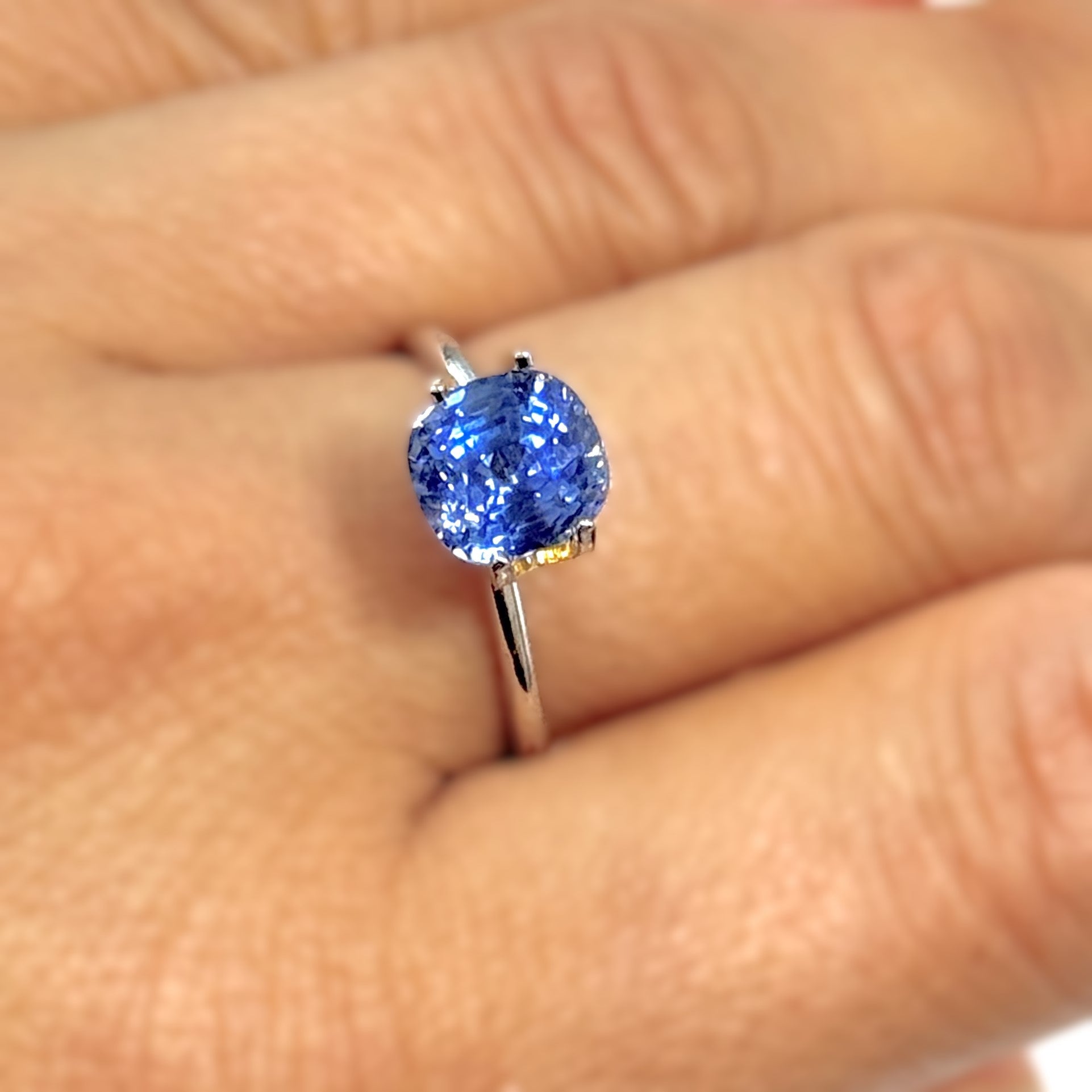 Blue Sapphire 3.12ct Cushion