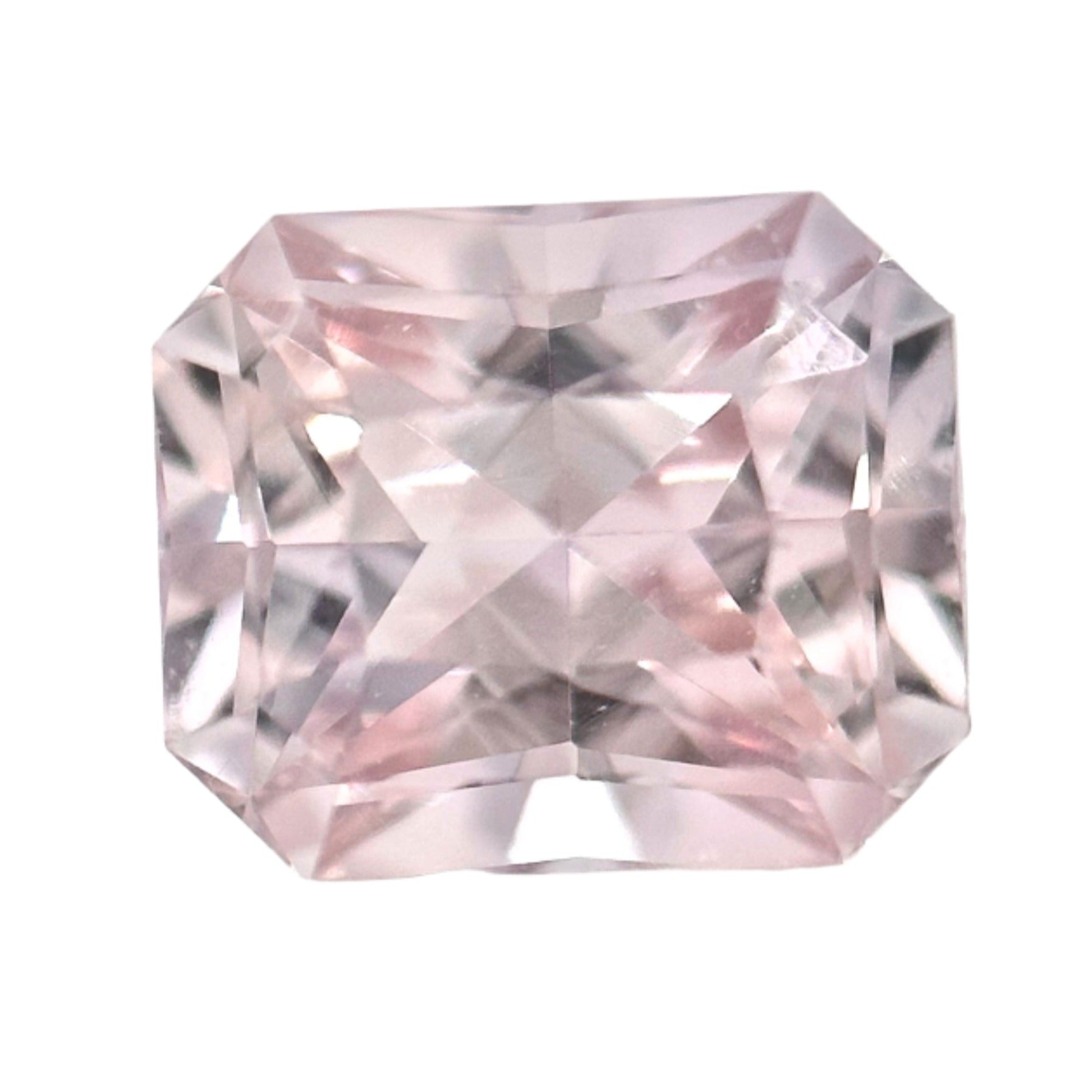 Peach Sapphire 1.07ct Radiant