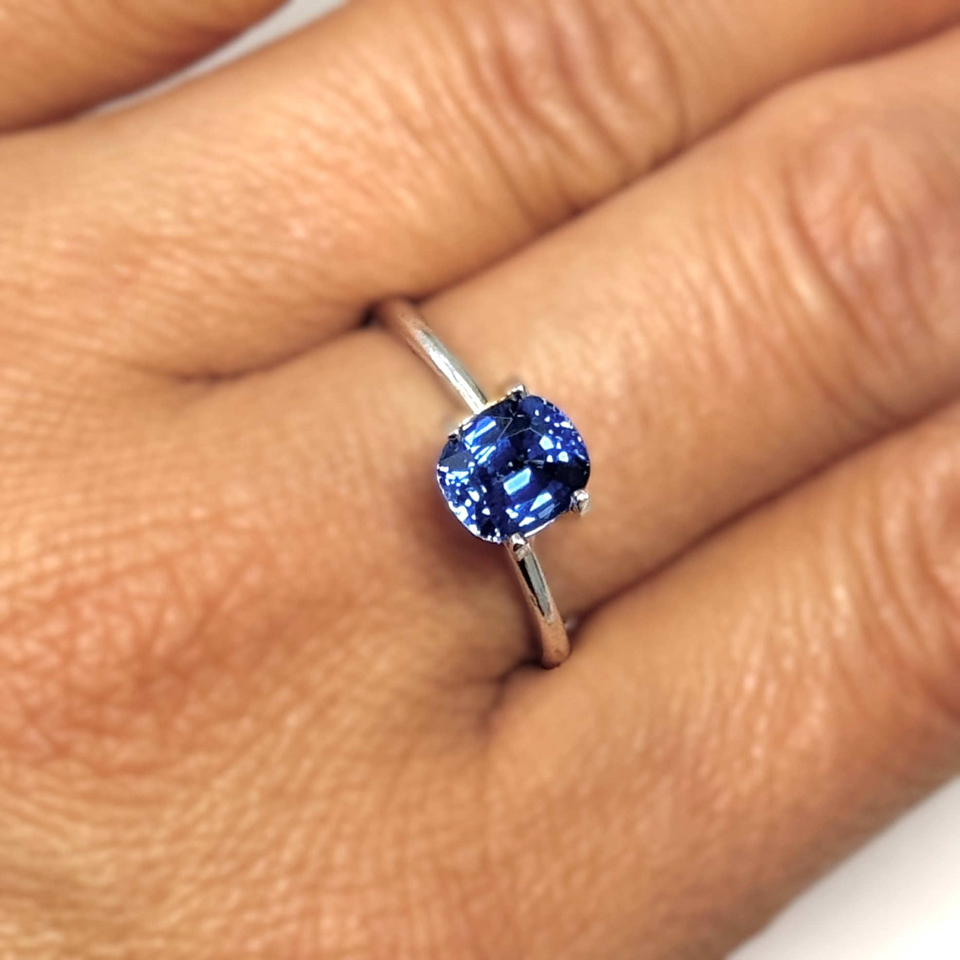 Blue Sapphire 1.74ct Cushion