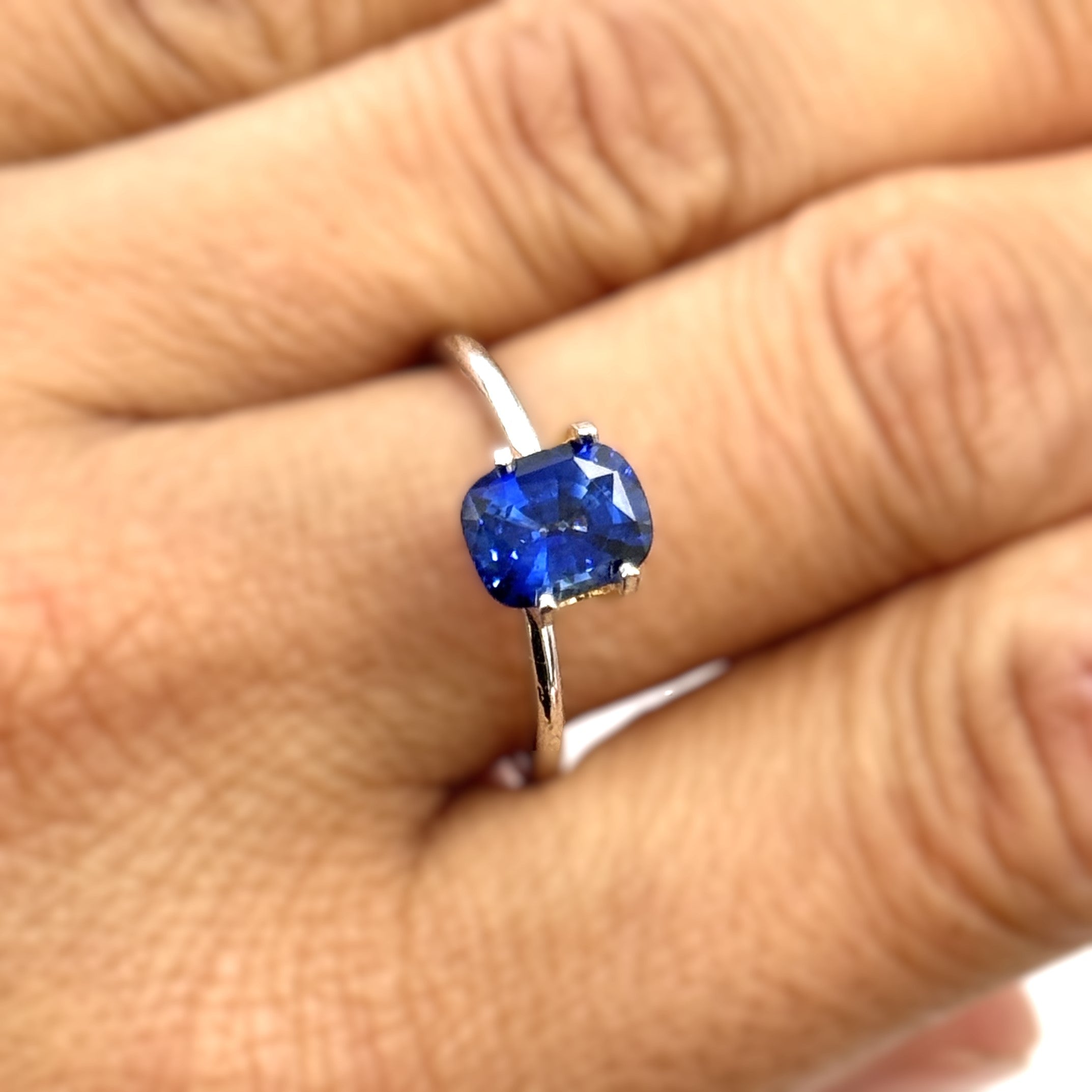 Blue Sapphire 1.61ct Cushion