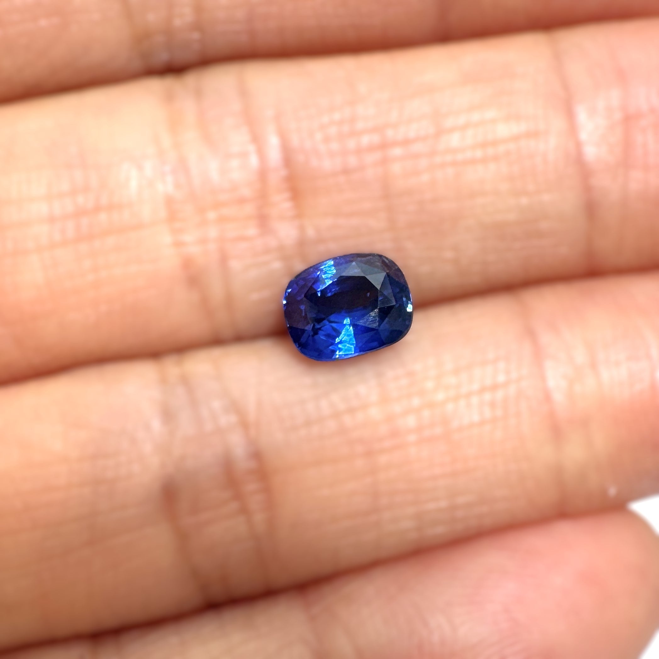 Blue Sapphire 1.58ct Cushion