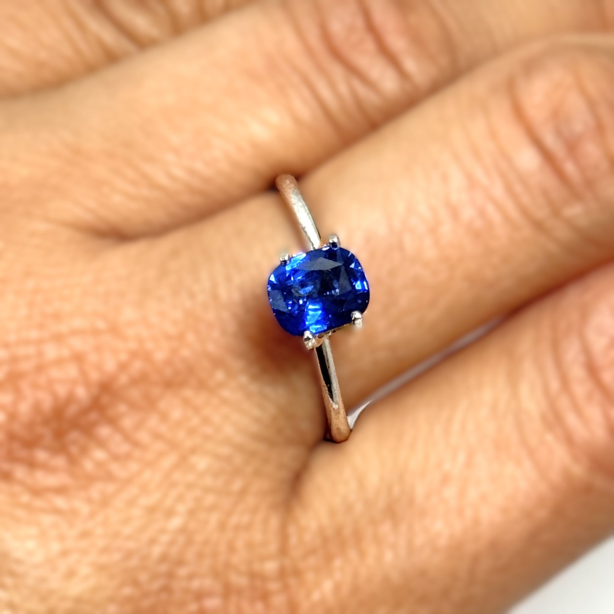 Blue Sapphire 1.58ct Cushion