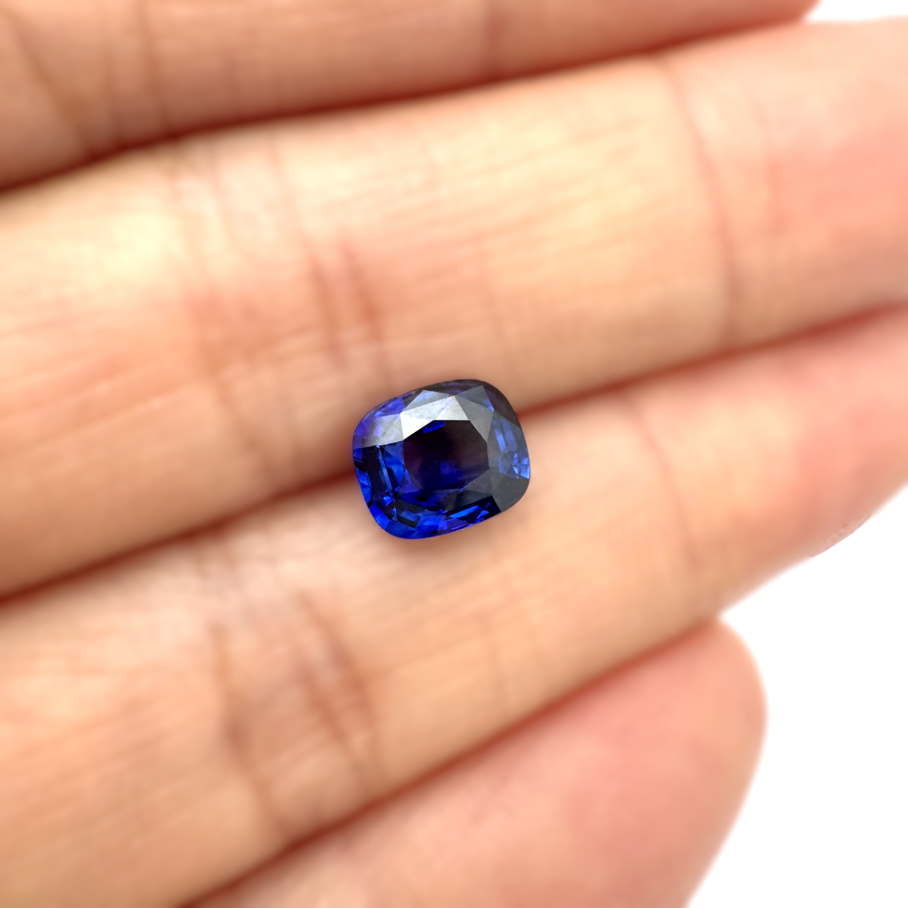 Blue Sapphire 1.58ct Cushion