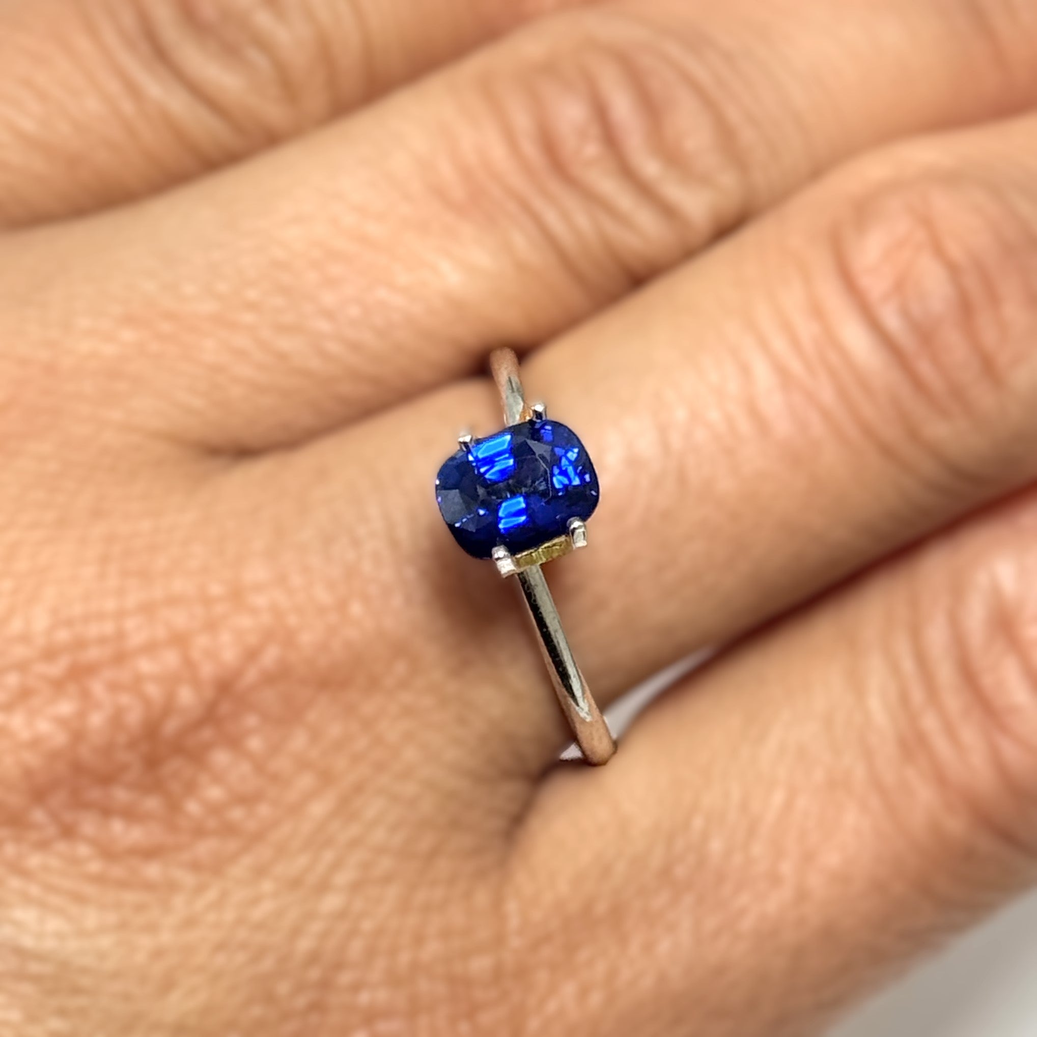Blue Sapphire 1.57ct Cushion