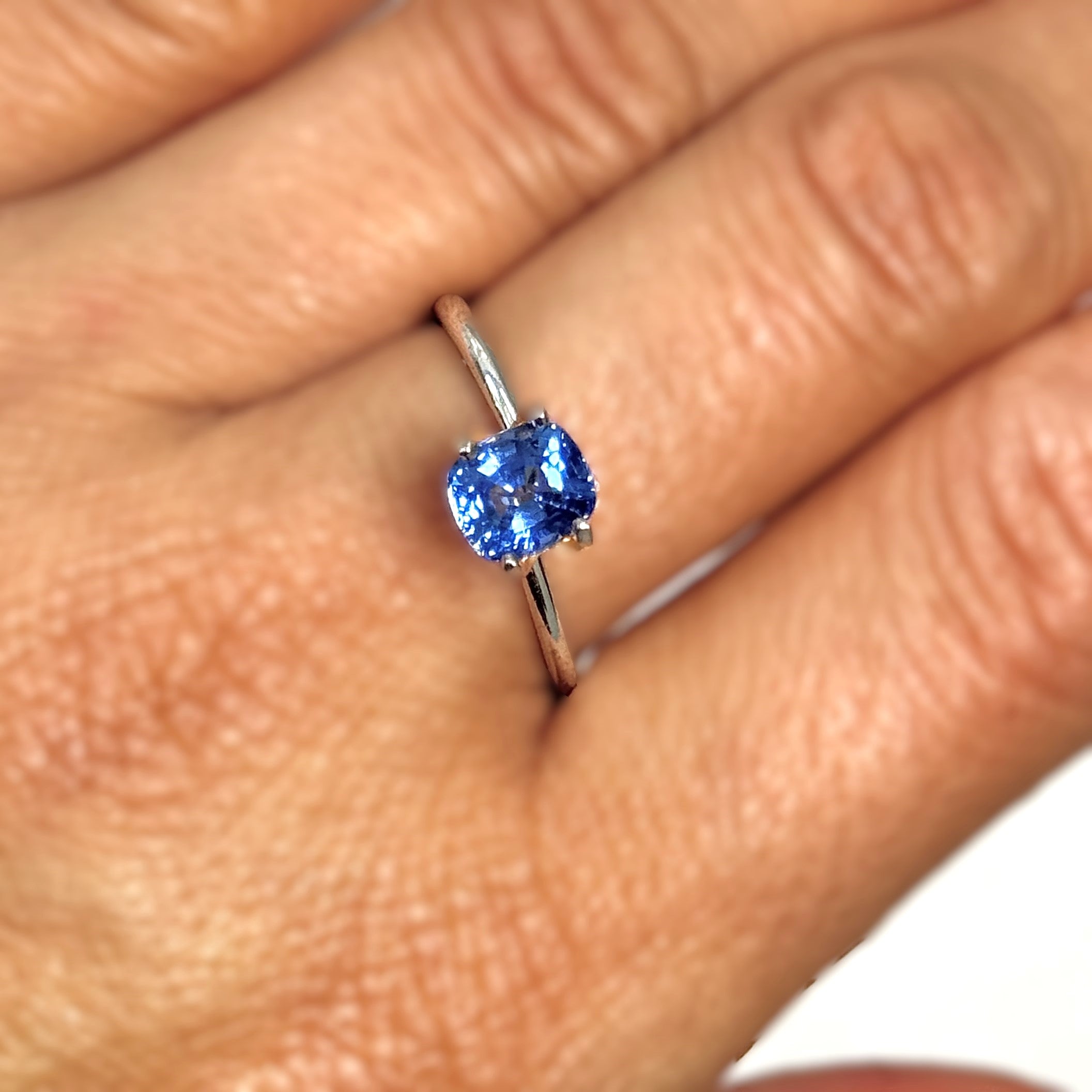 Blue Sapphire 1.31ct Cushion