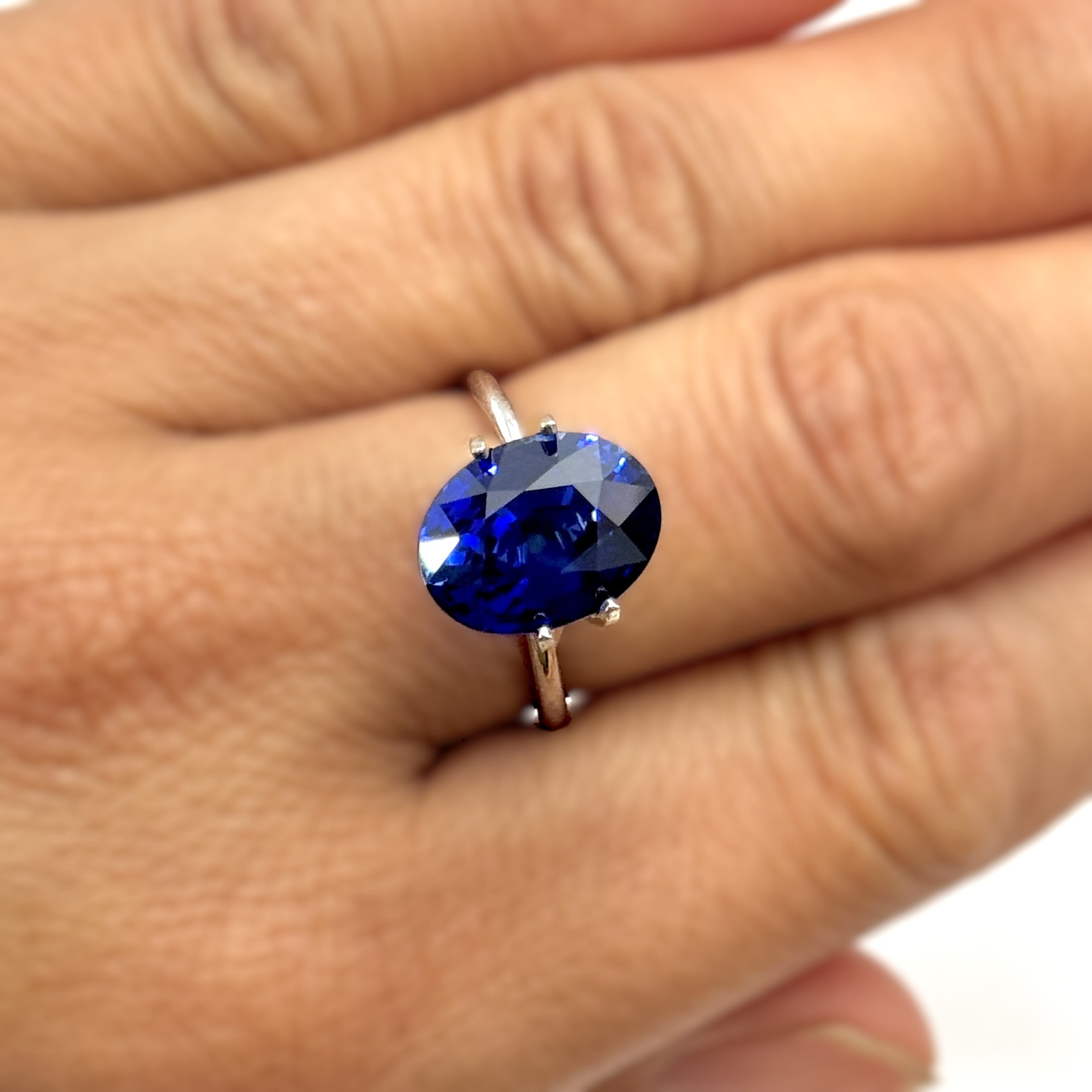 Blue Sapphire 7.21ct Oval