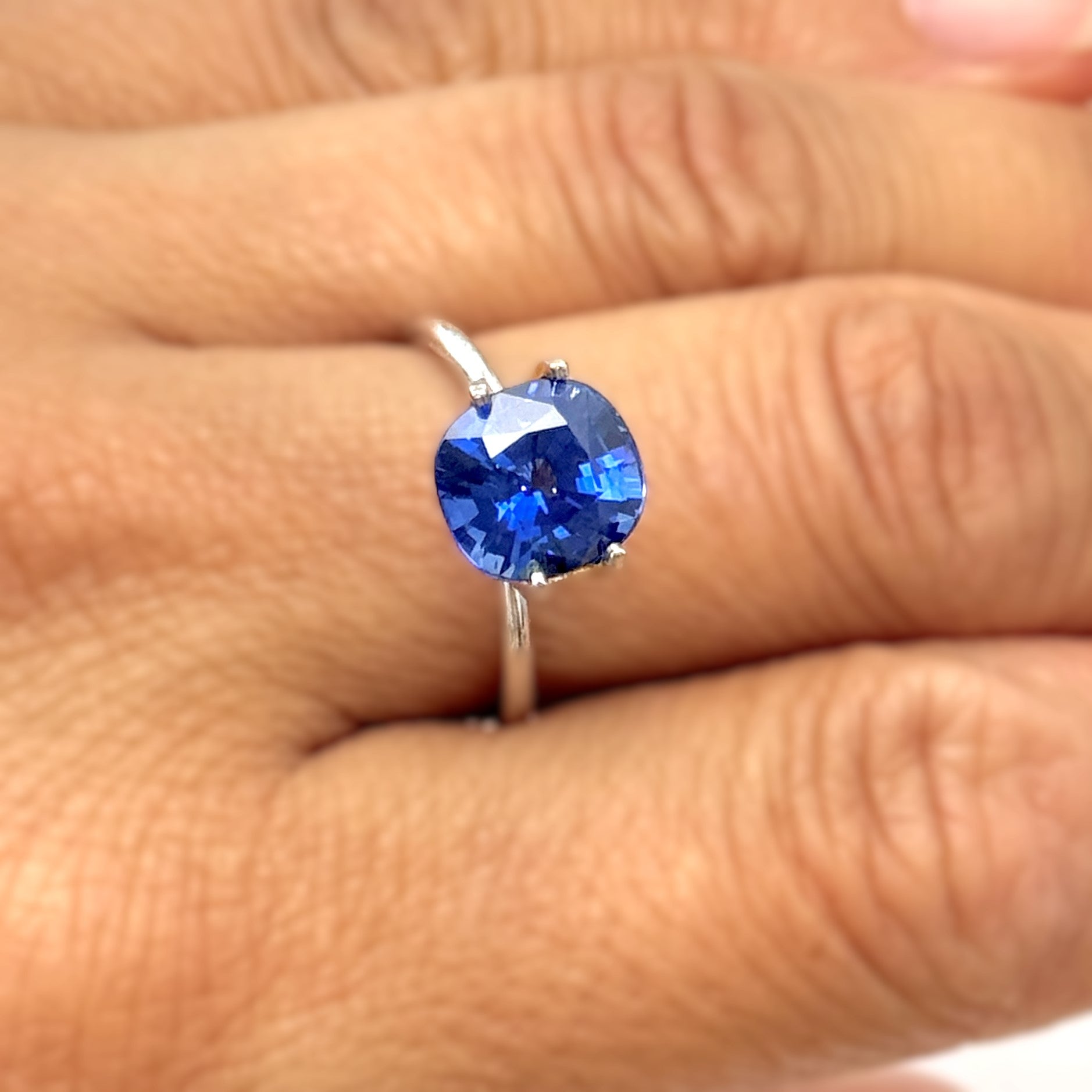 Blue Sapphire 4.30ct Cushion