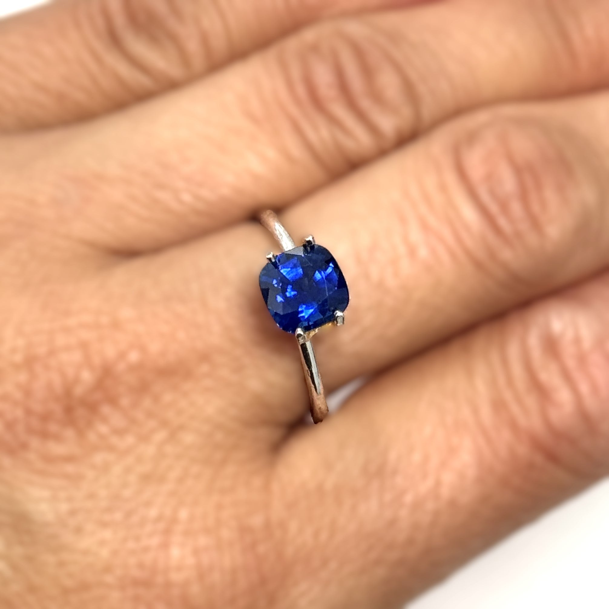 Blue Sapphire 1.84ct Cushion