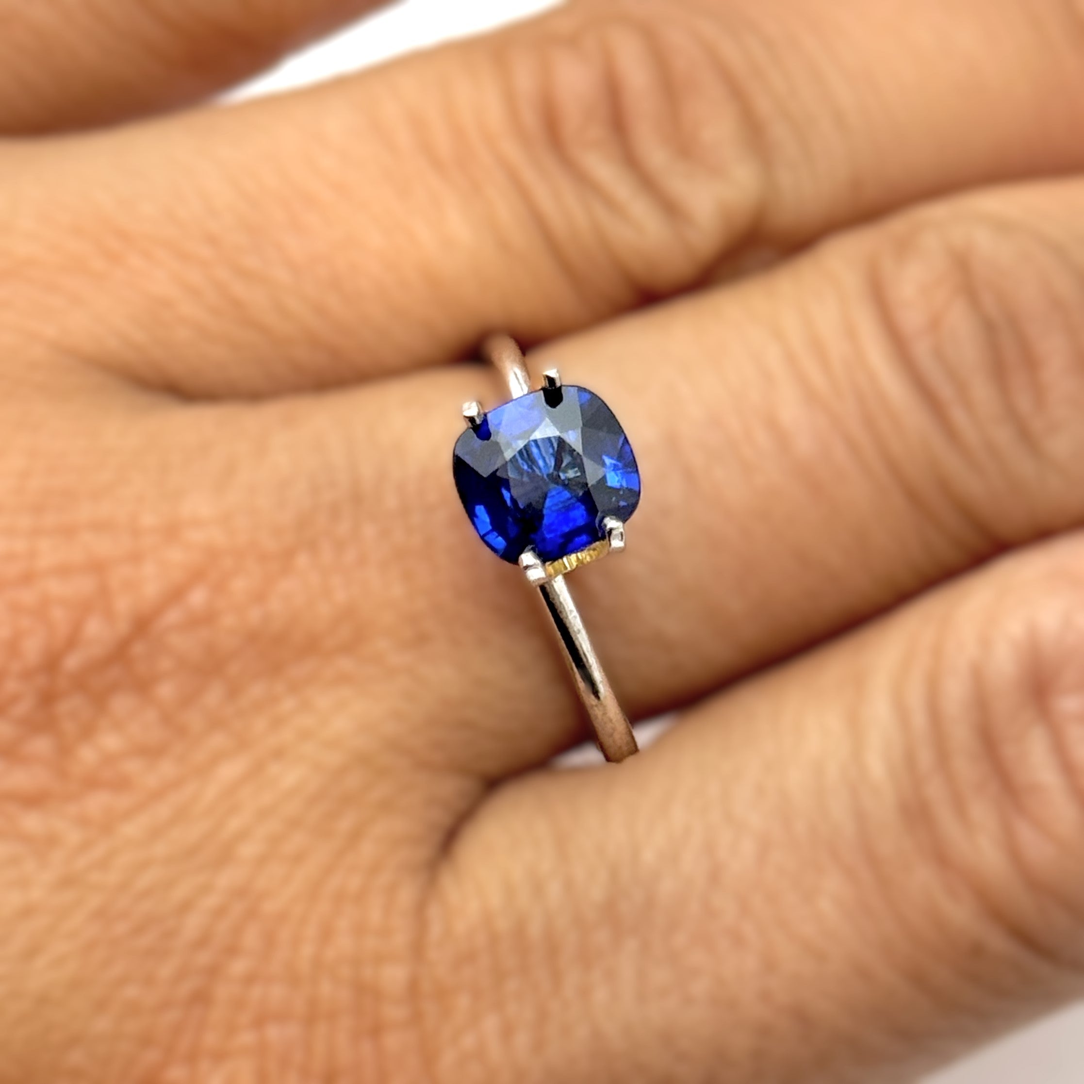 Blue Sapphire 1.51ct Cushion