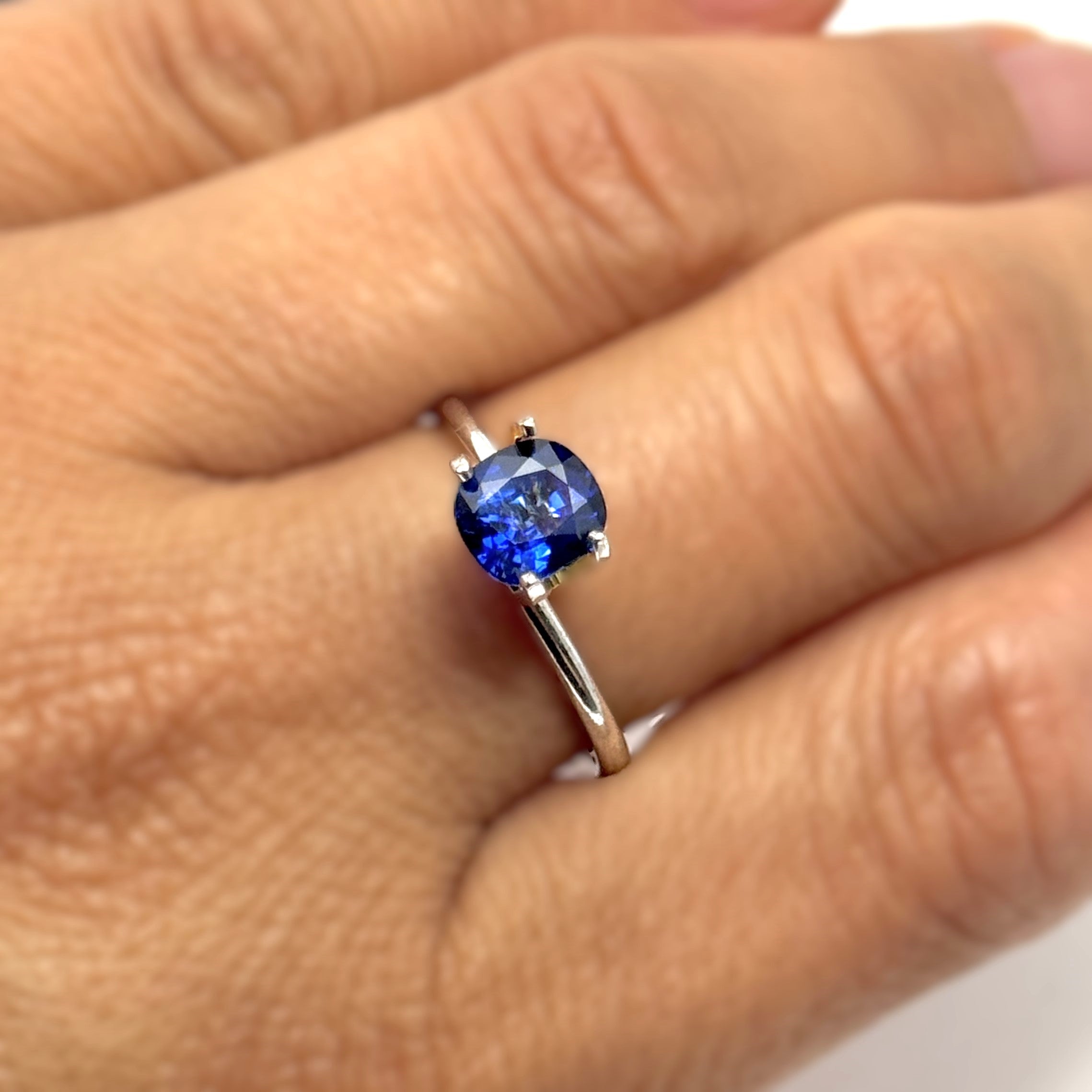 Blue Sapphire 1.51ct Cushion