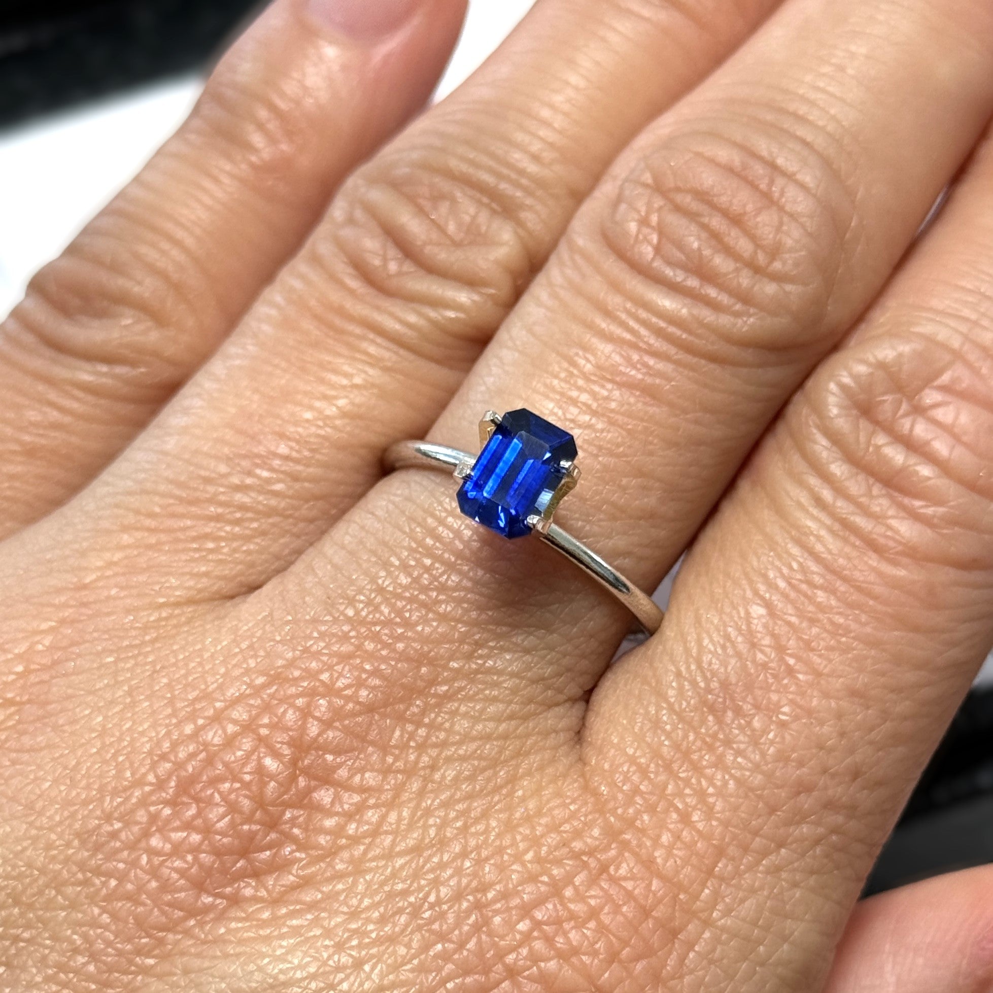 Blue Sapphire 1.04ct Octagonal