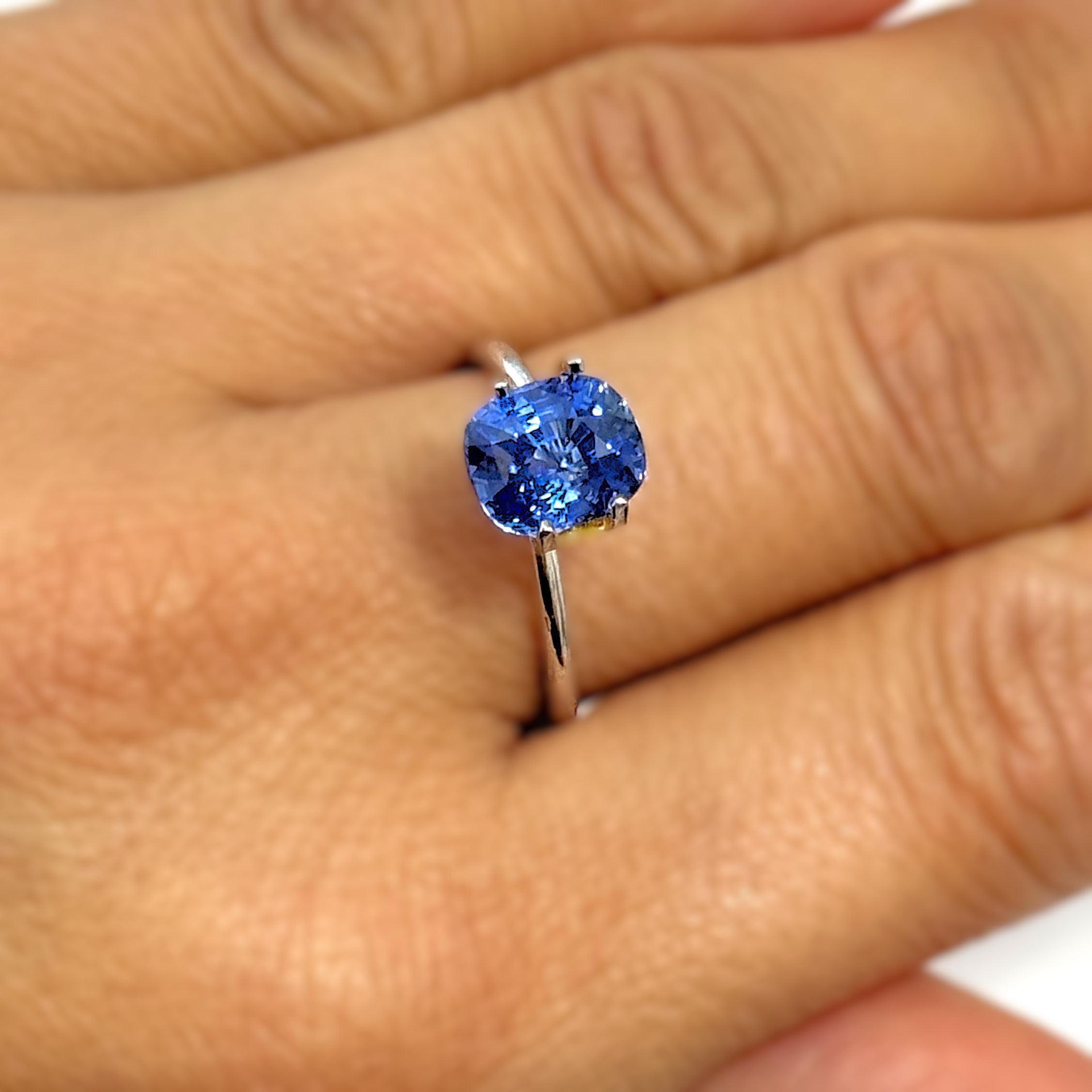 Blue Sapphire 2.78ct Cushion