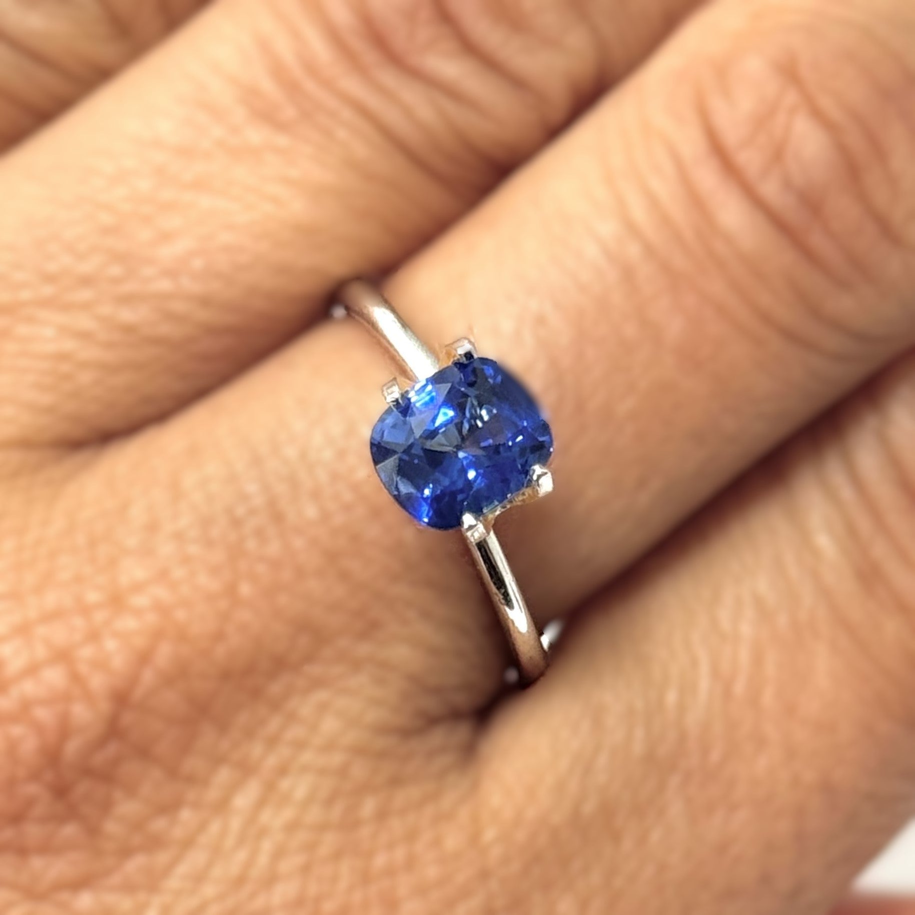 Blue Sapphire 1.75ct Cushion