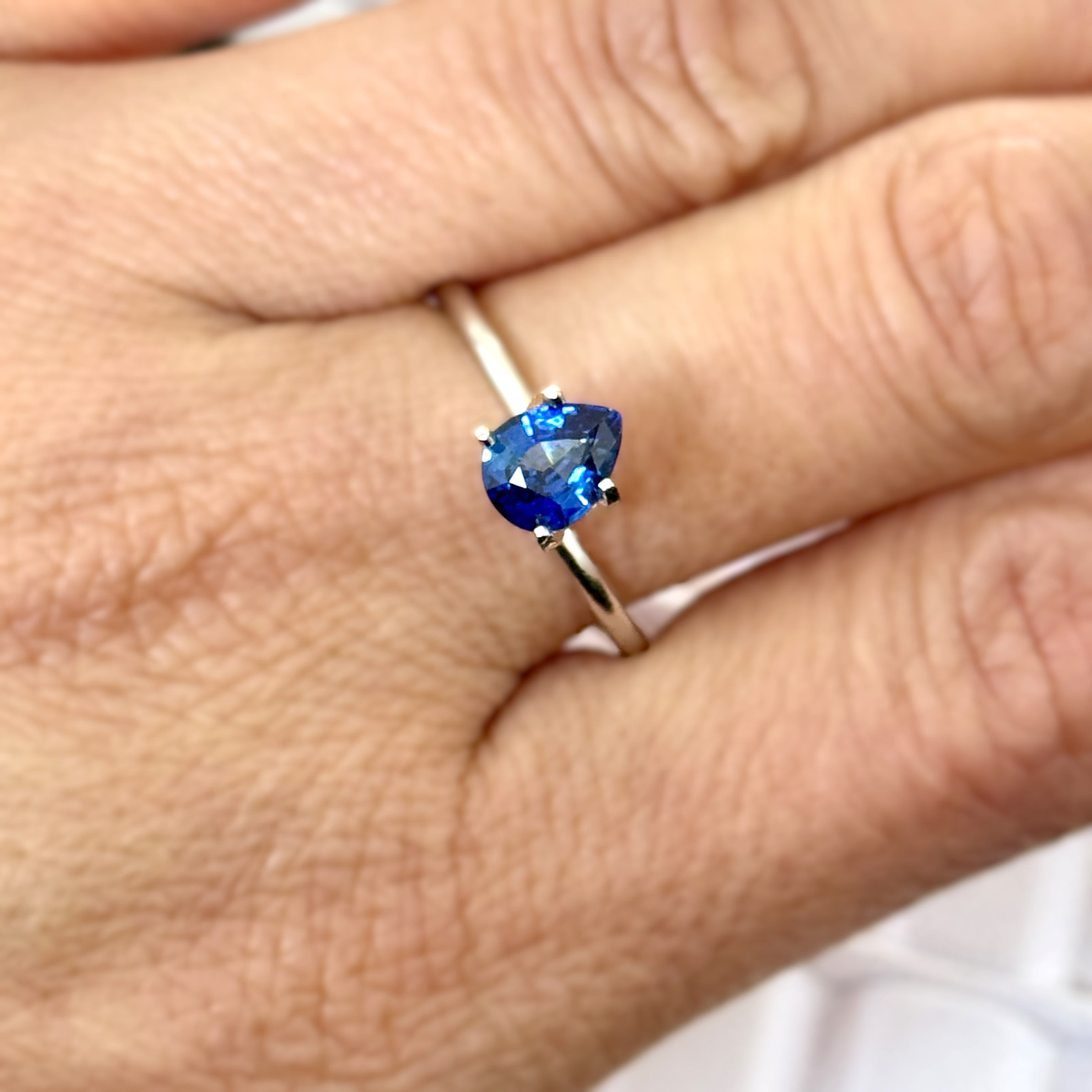 Blue Sapphire 1.00ct Pear
