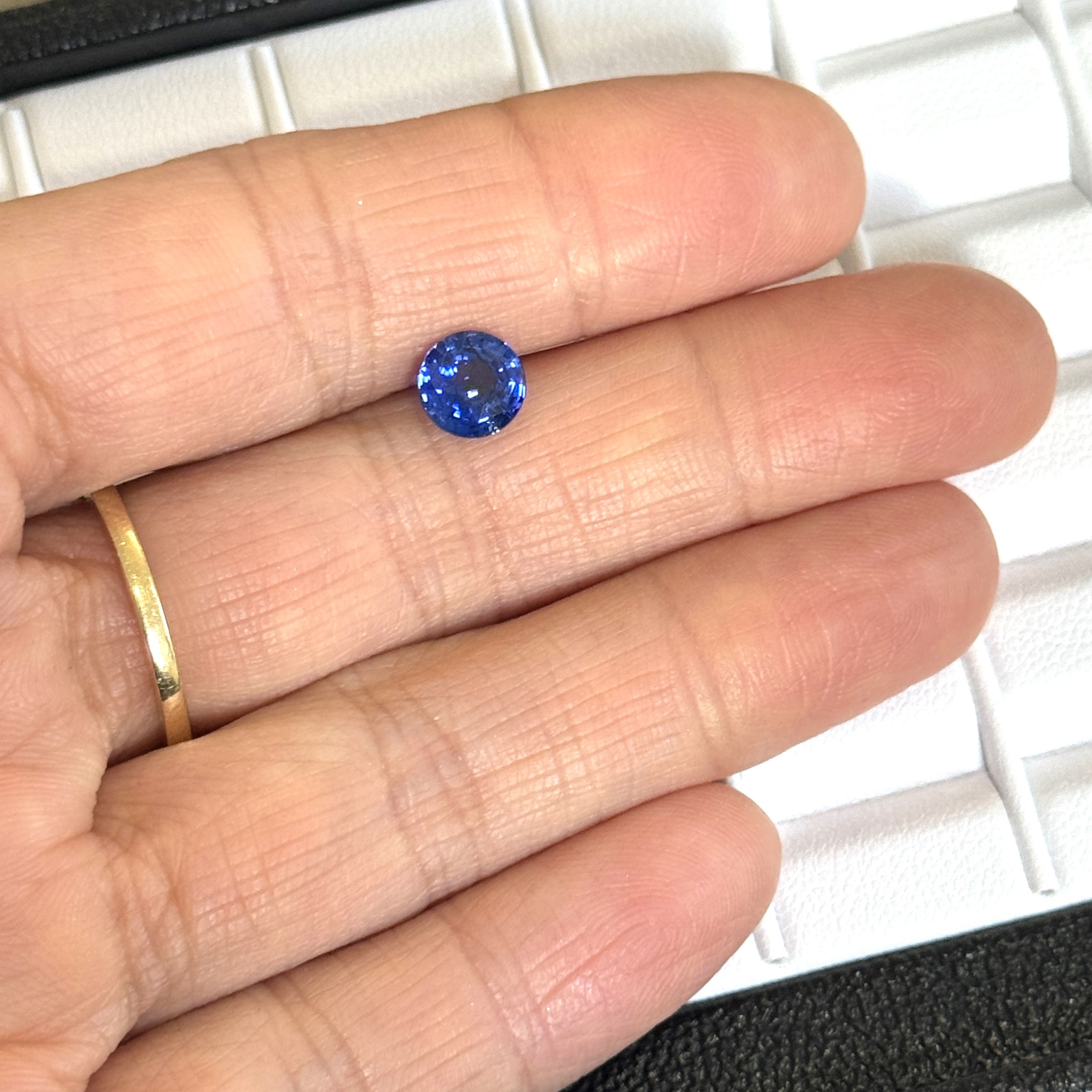 Blue Sapphire 1.40ct Round