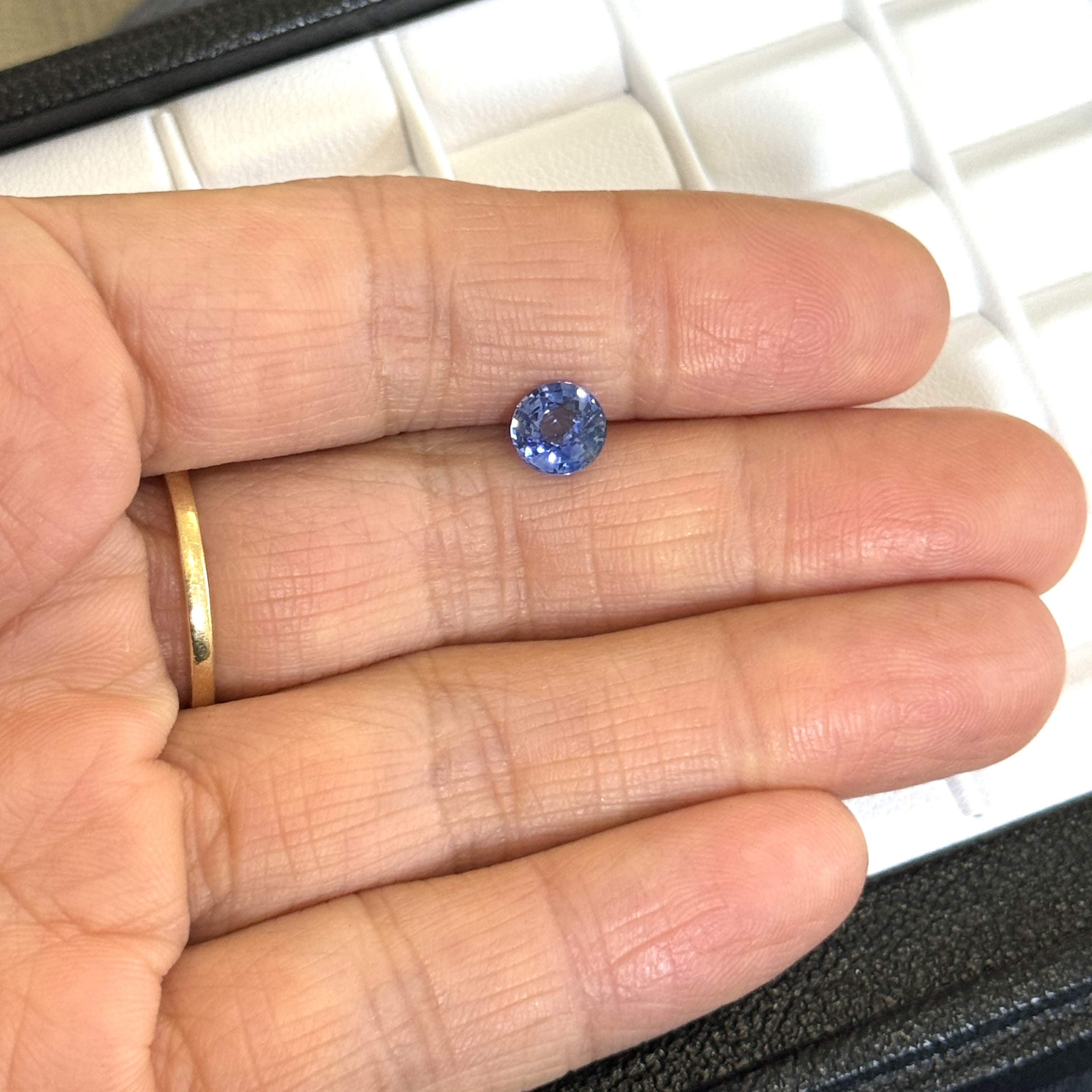Blue Sapphire 1.35ct Round