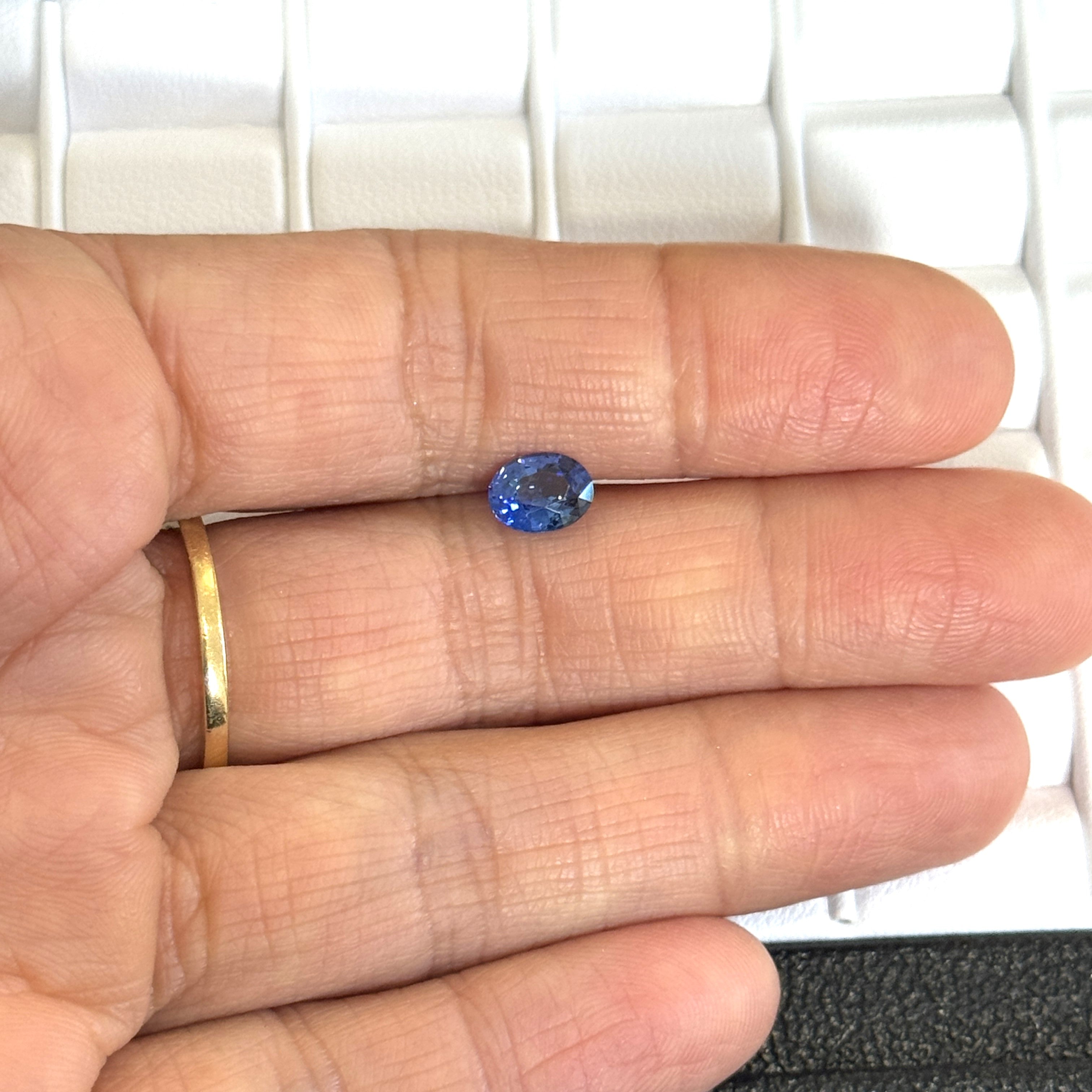 Blue Sapphire 1.07ct Oval