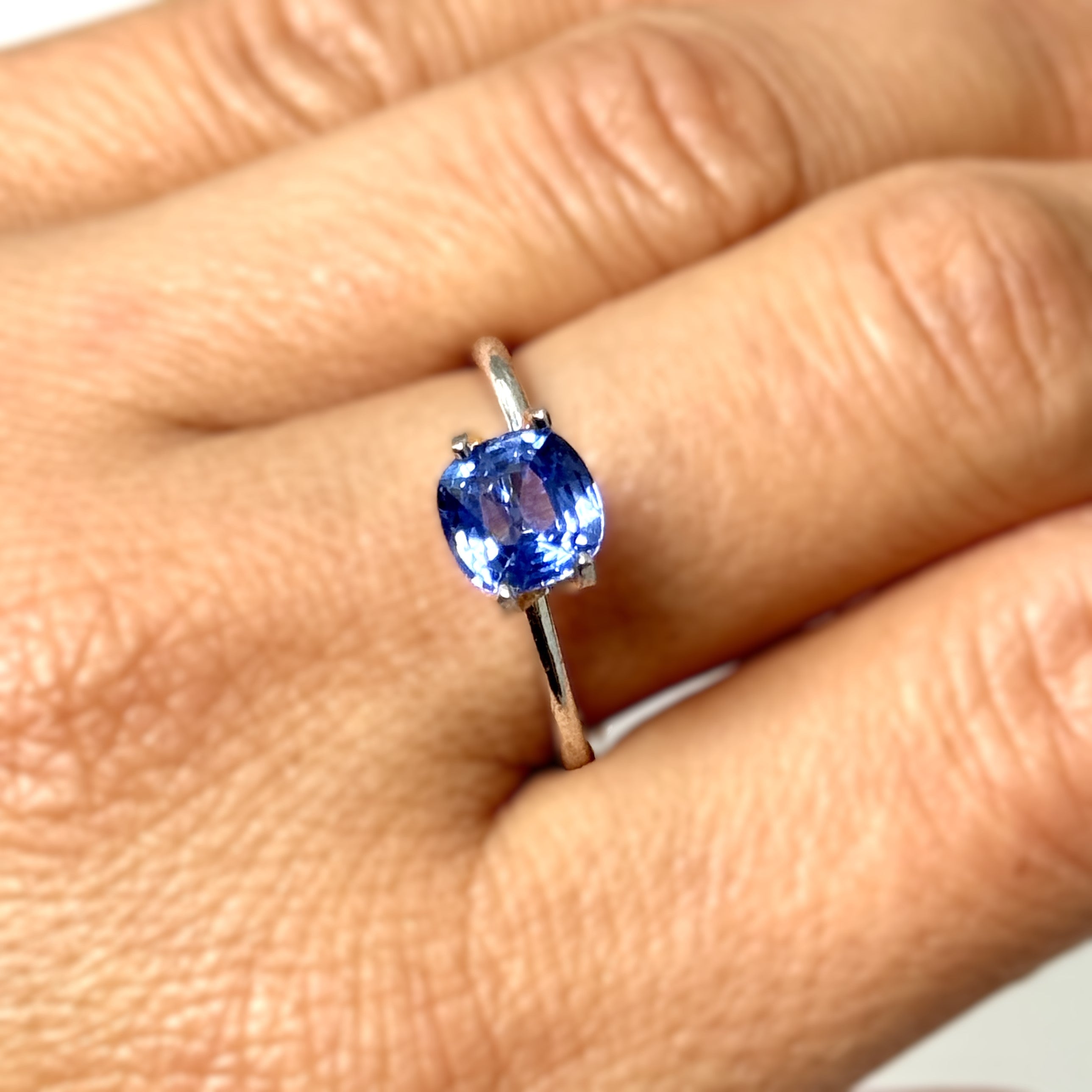 Blue Sapphire 1.39ct Cushion