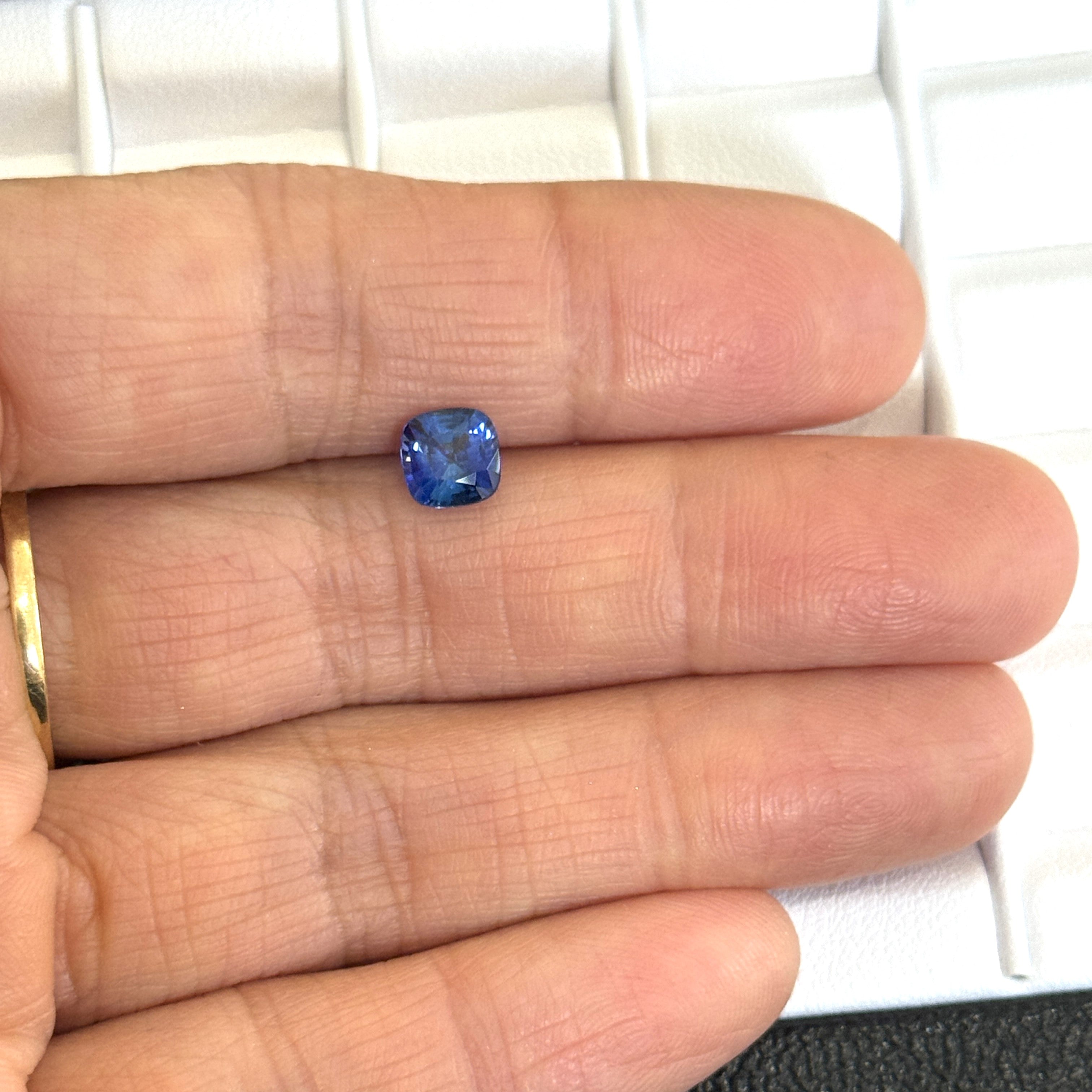 Blue Sapphire 1.18ct Cushion