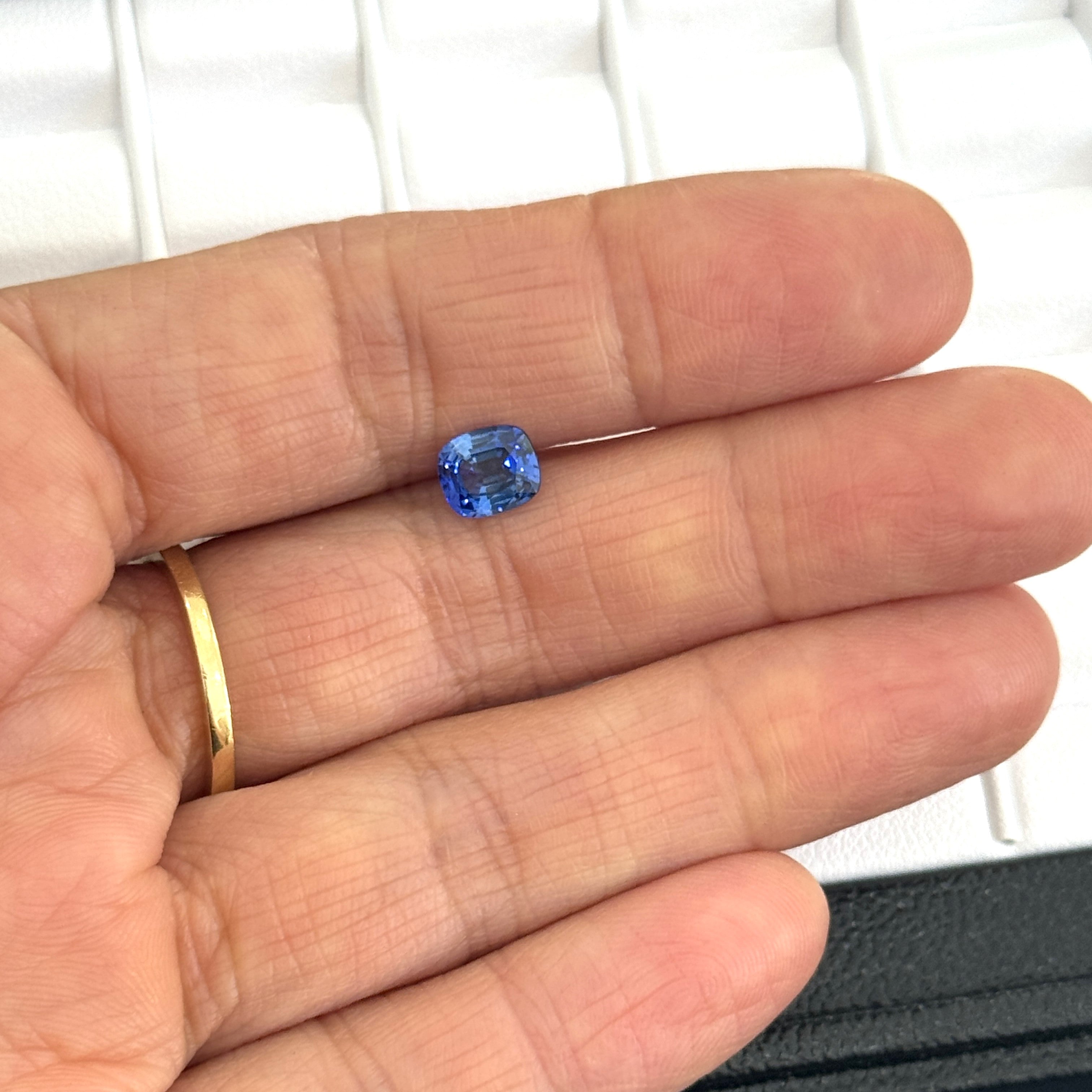 Blue Sapphire 1.16ct Cushion