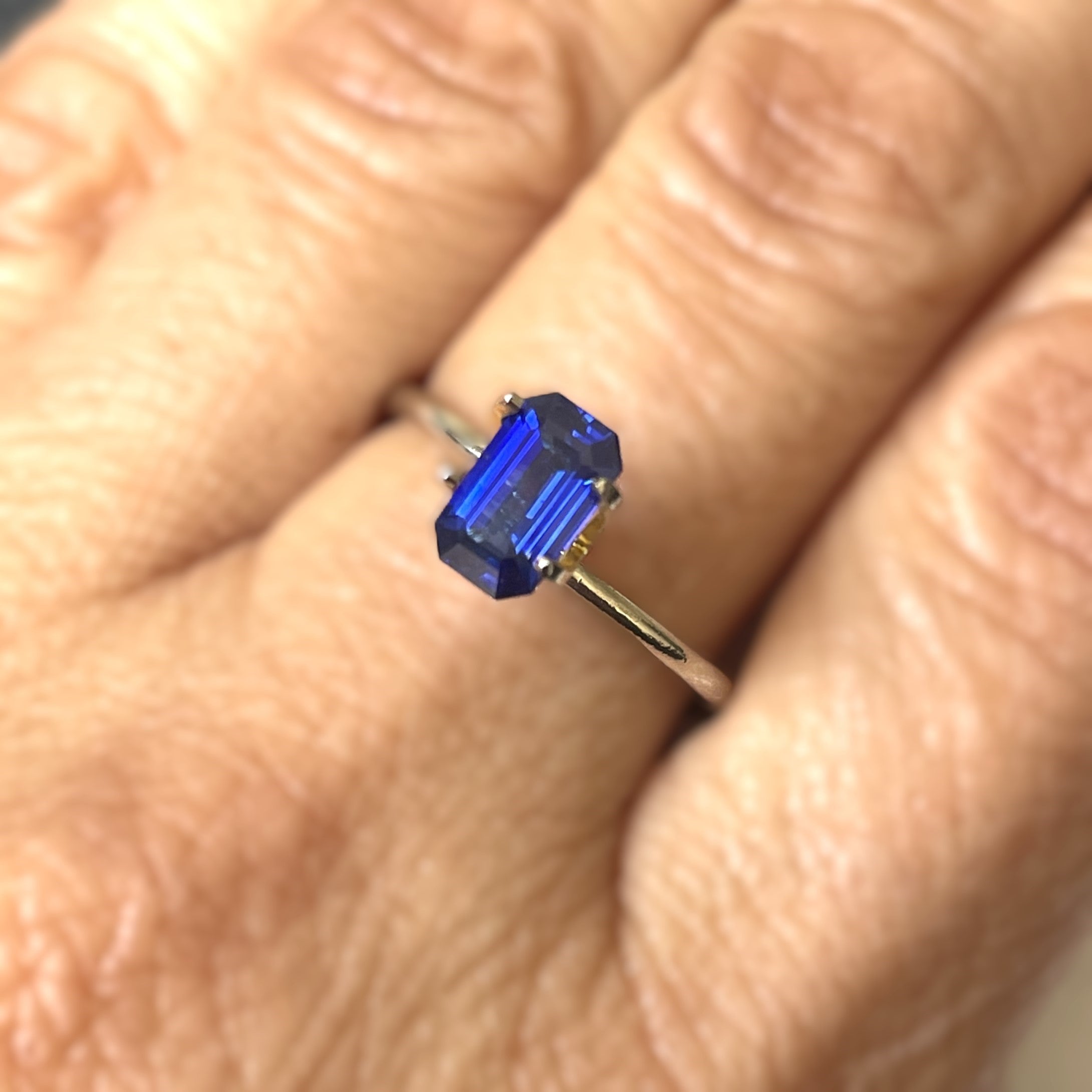 Blue Sapphire 1.13ct Octagonal