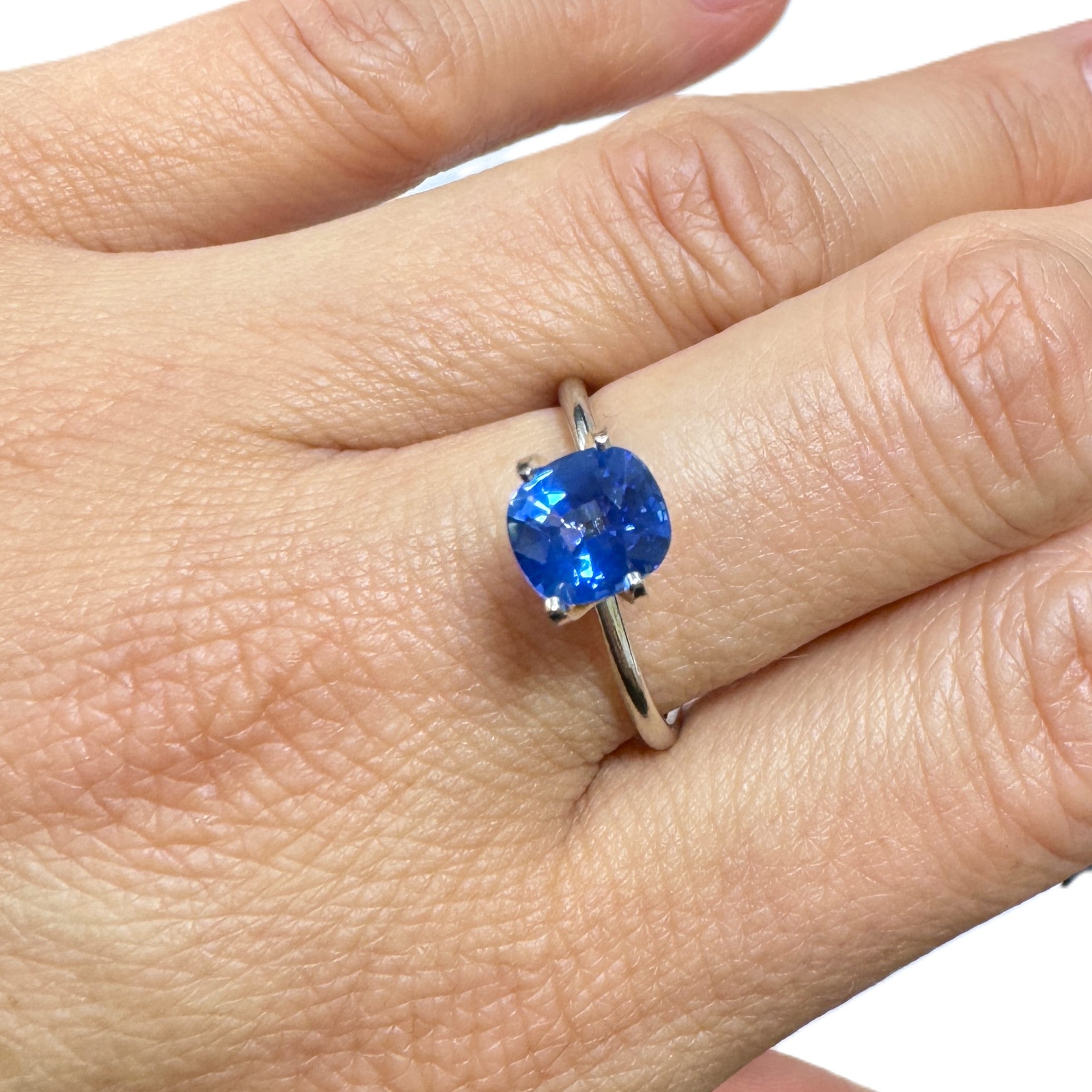 Blue Sapphire 1.33ct Cushion