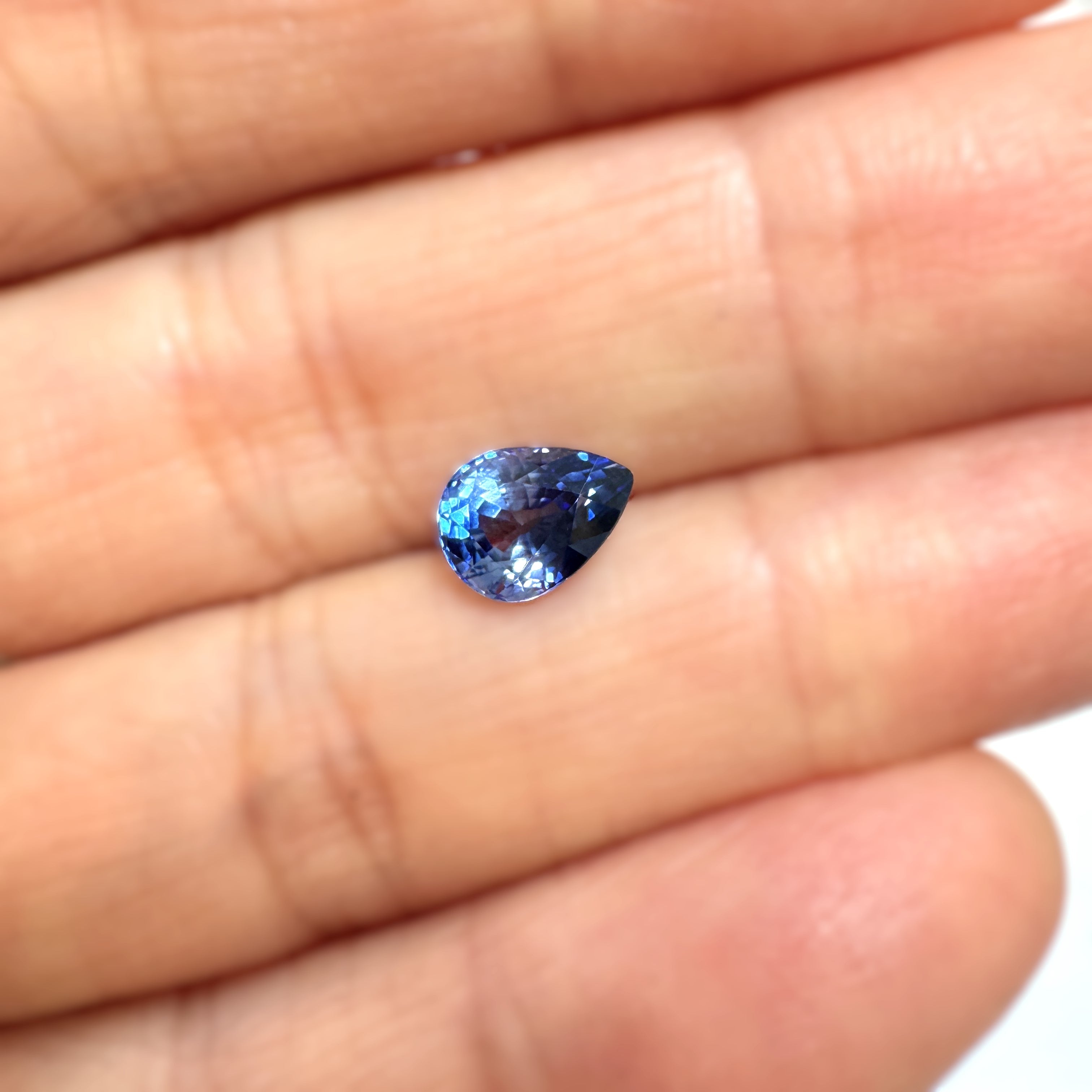 Blue Sapphire 1.44ct Pear