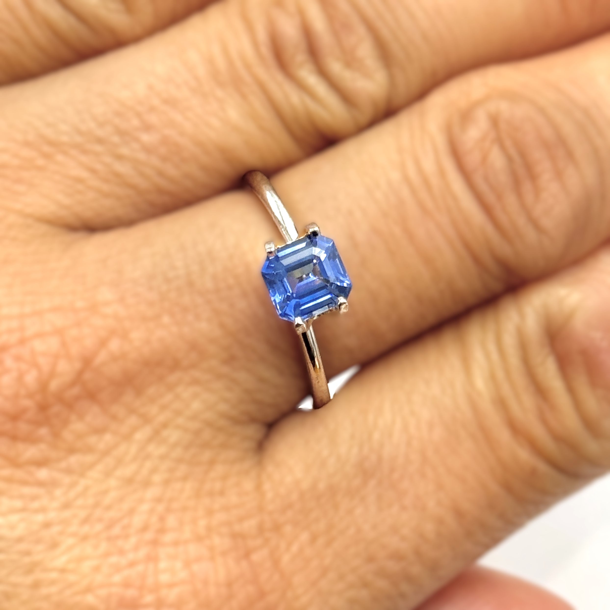 Blue Sapphire 1.18ct Octagonal
