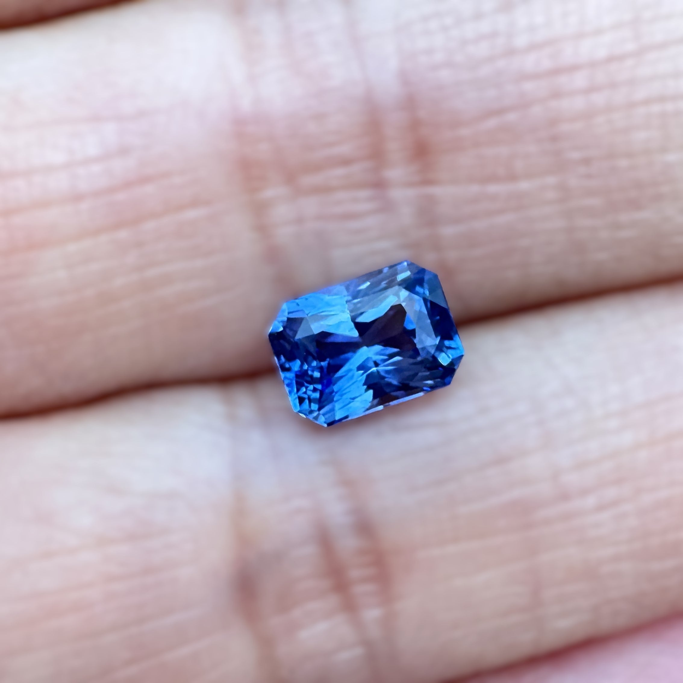 Blue Sapphire 1.19ct Radiant