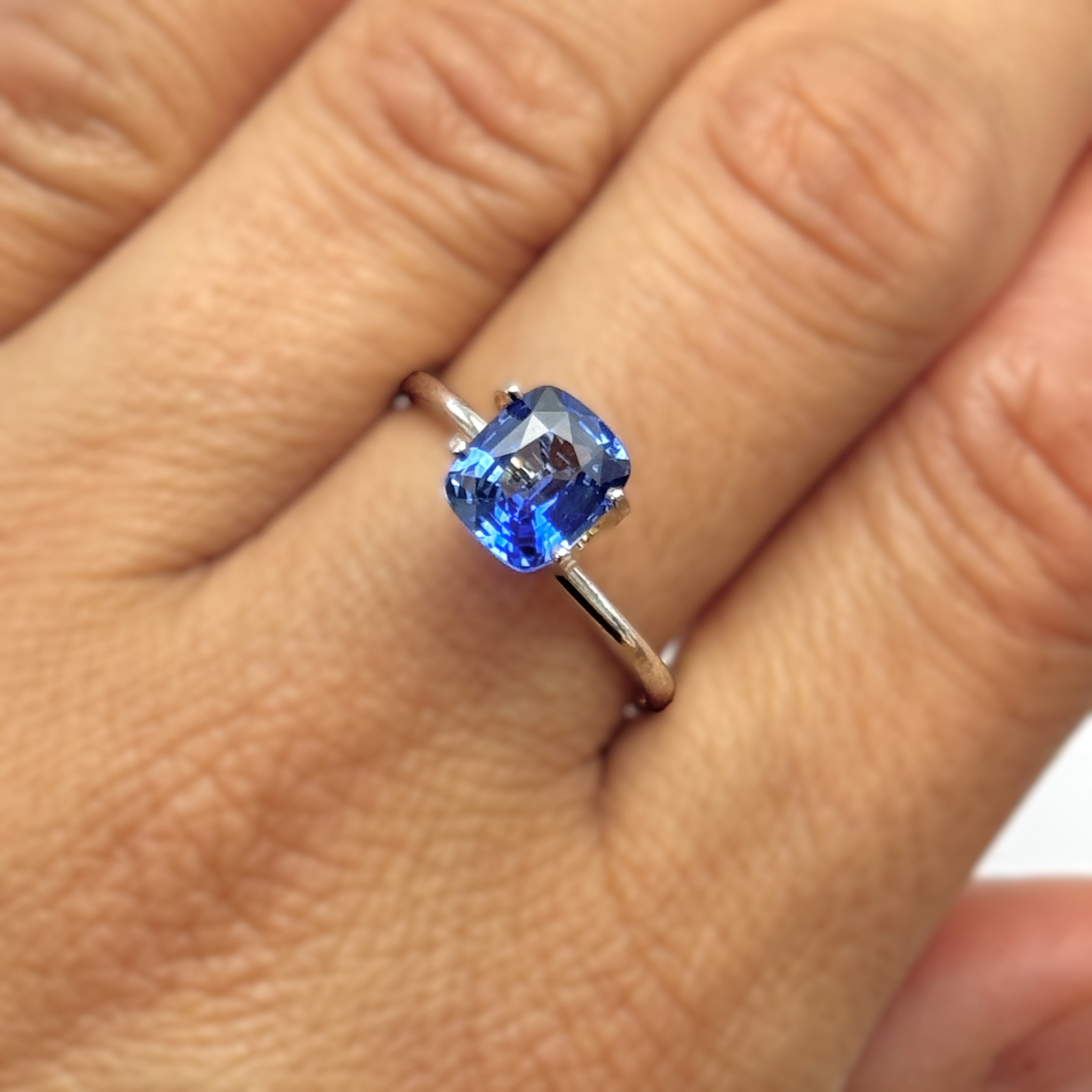 Blue Sapphire 1.78ct Cushion