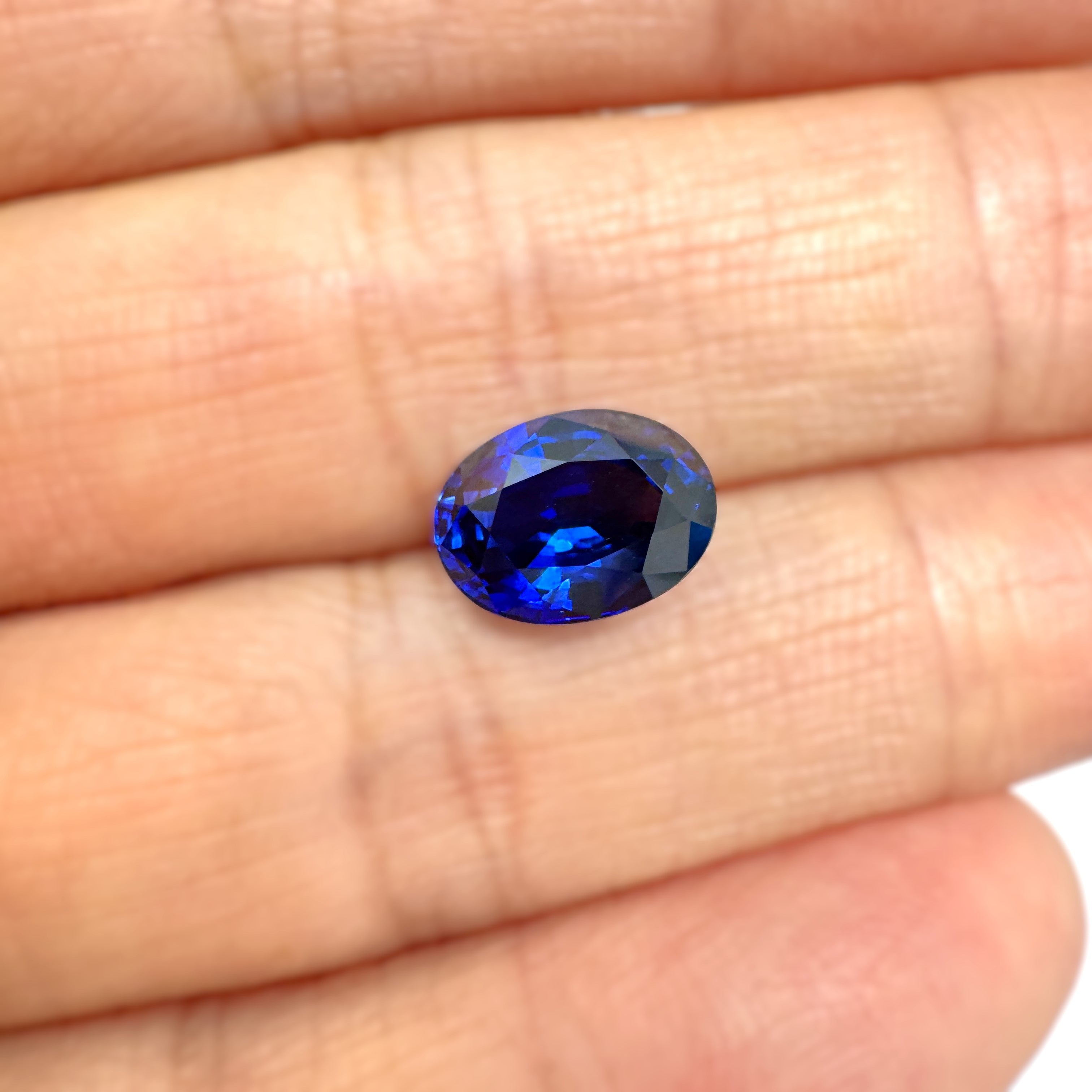 Blue Sapphire 3.39ct Oval