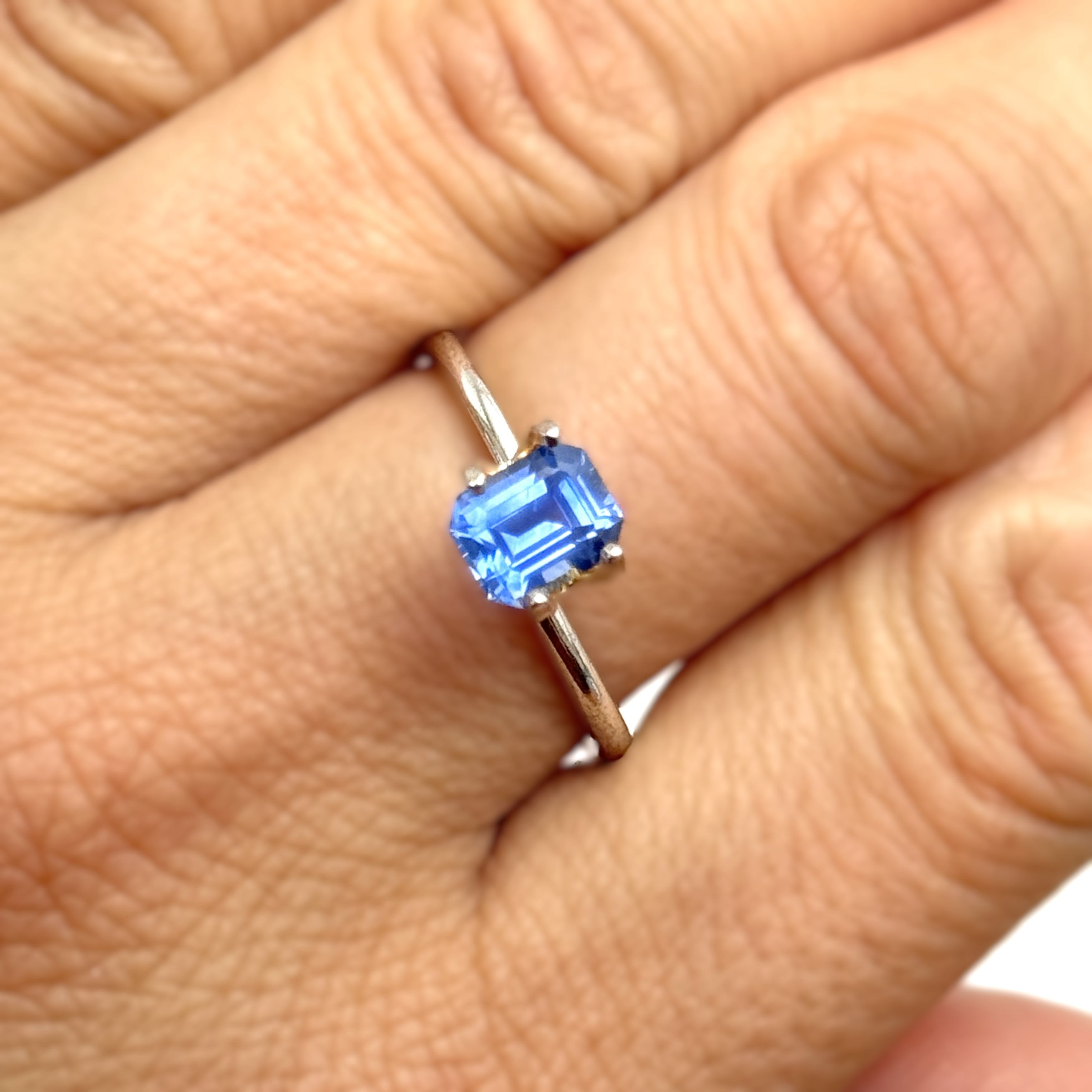 Blue Sapphire 1.22ct Octagonal