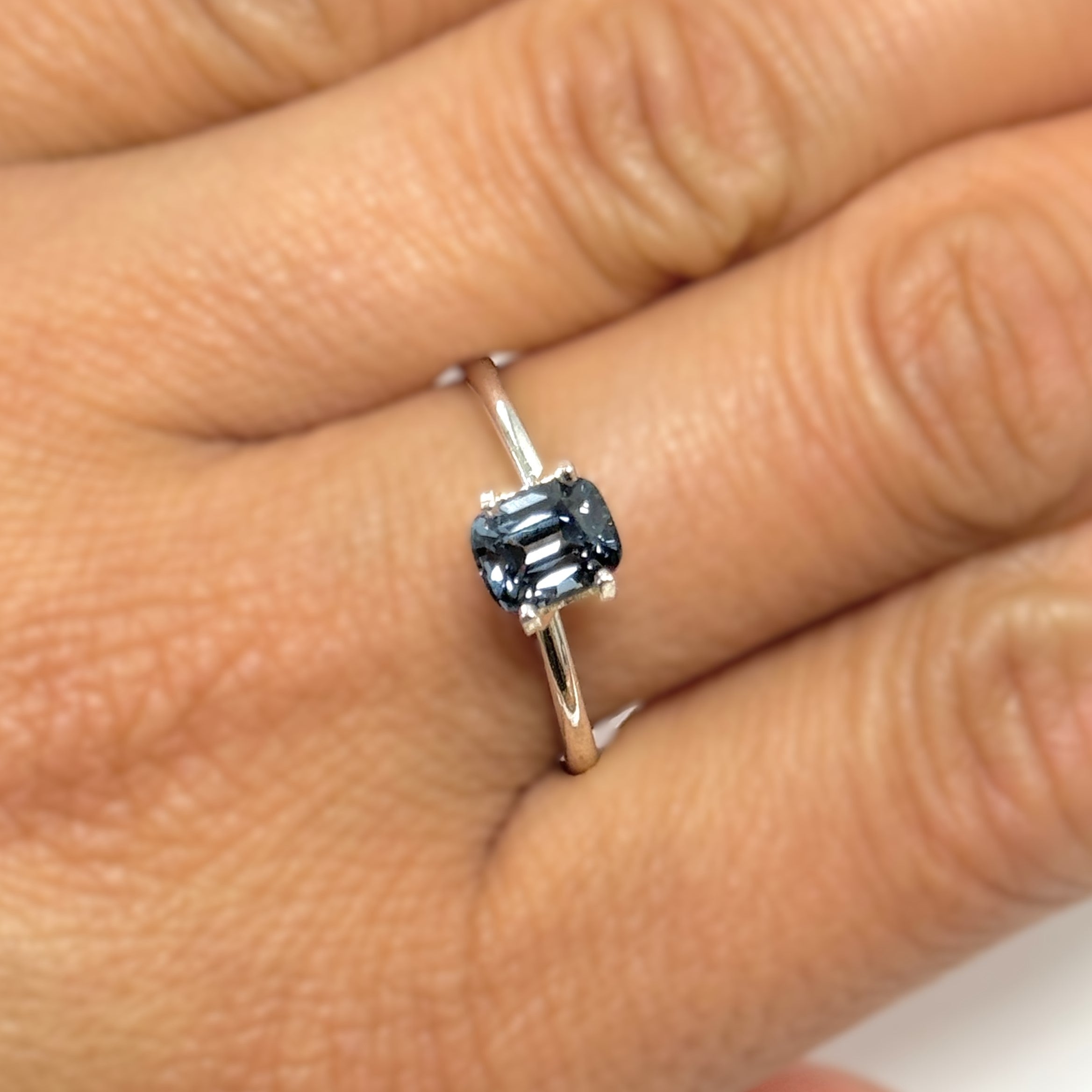Grey Spinel 1.13ct Cushion