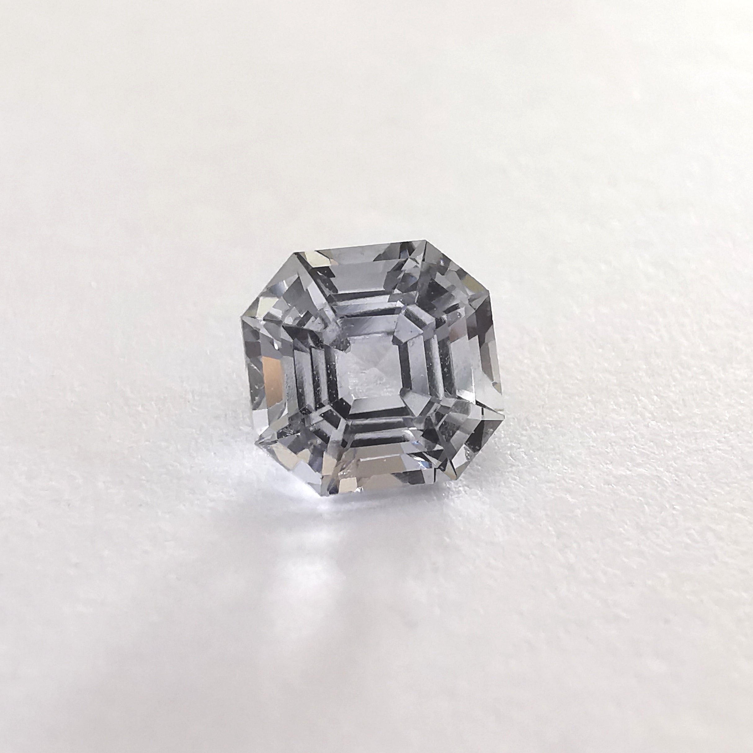 Silver Sapphire 1.15ct Octagonal