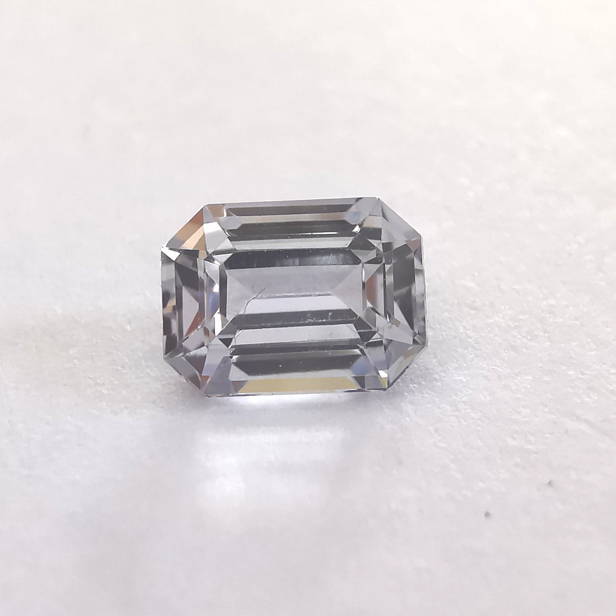 Silver Sapphire 1.04ct Octagonal