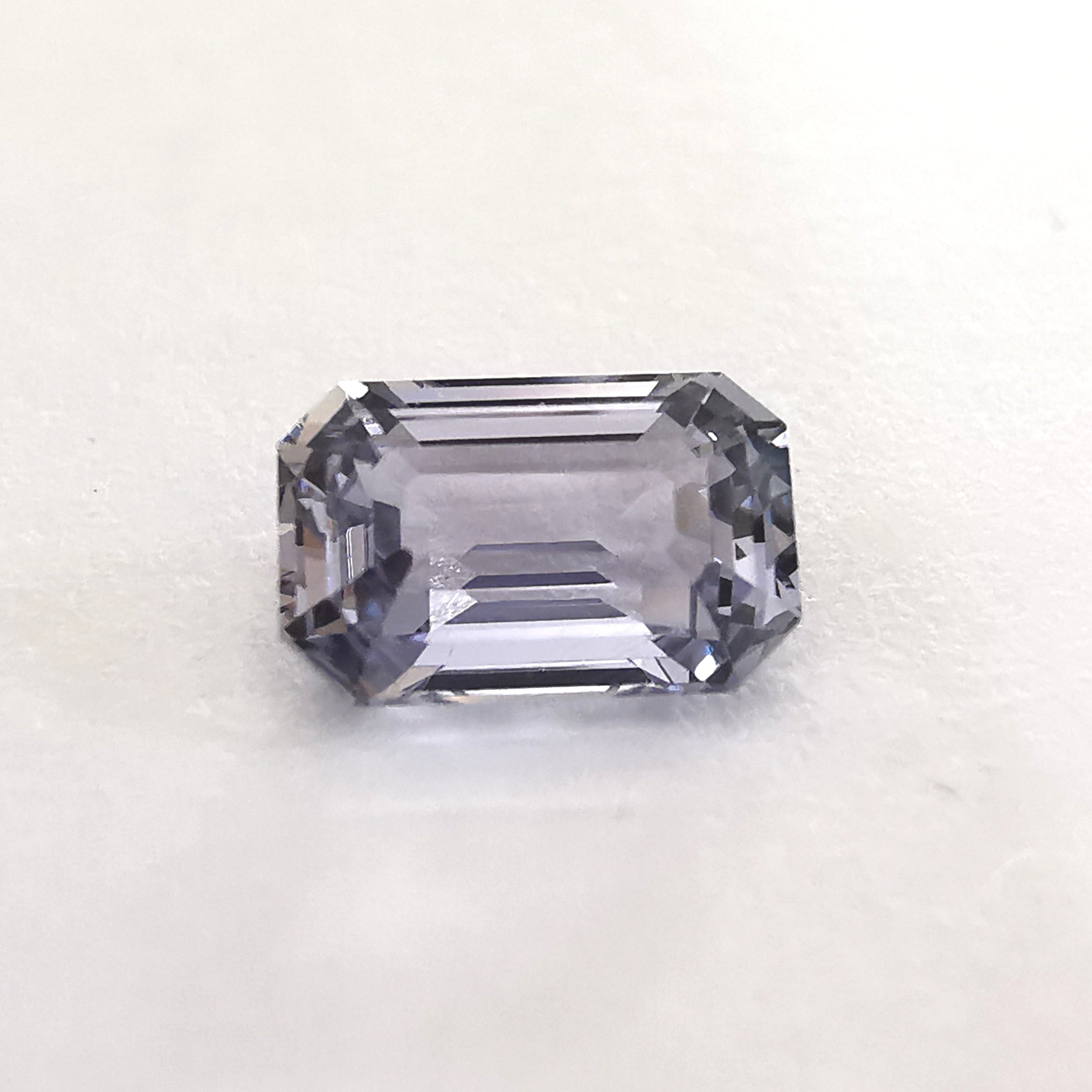Silver Sapphire 1.02ct Octagonal