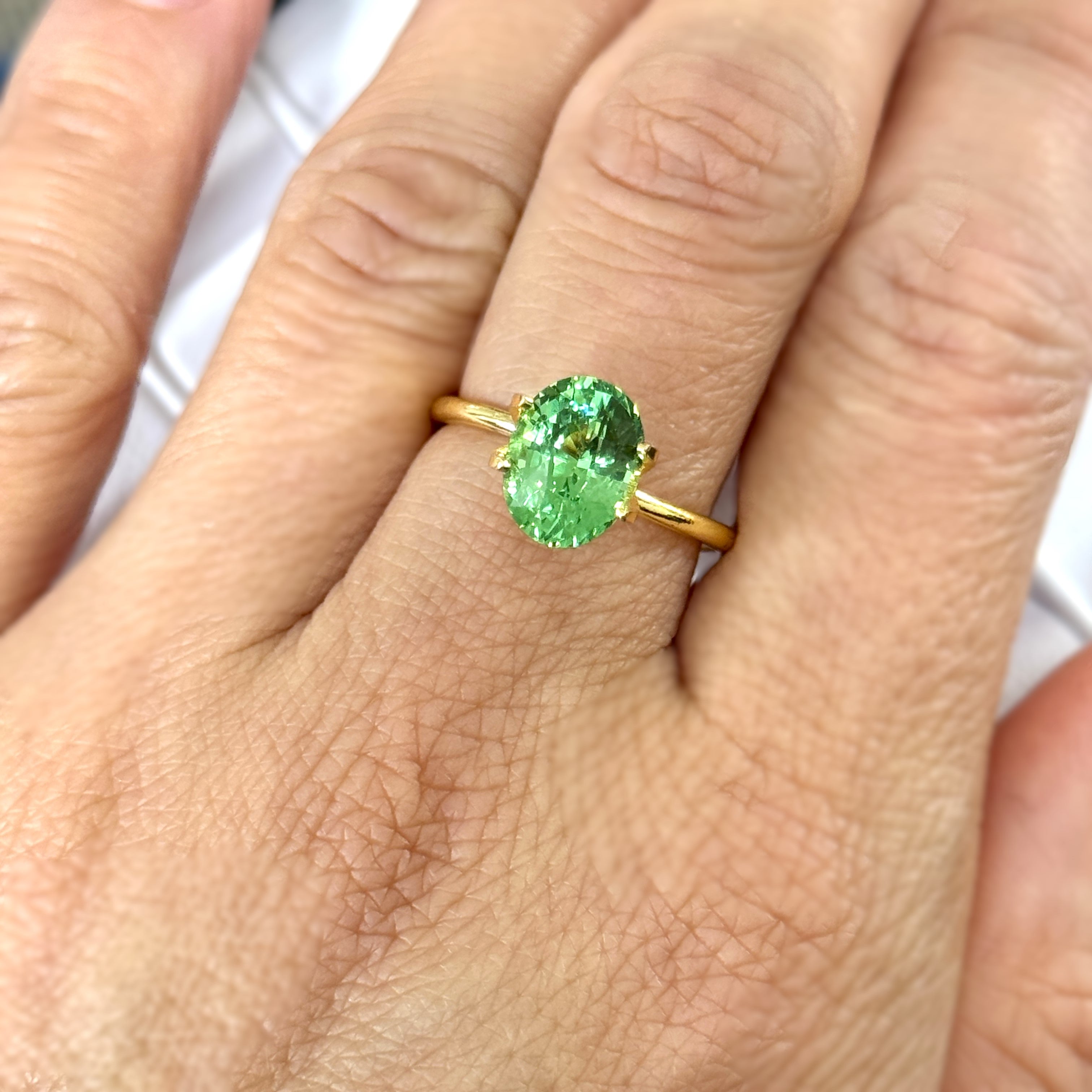 Tsavorite Garnet 2.55ct Oval