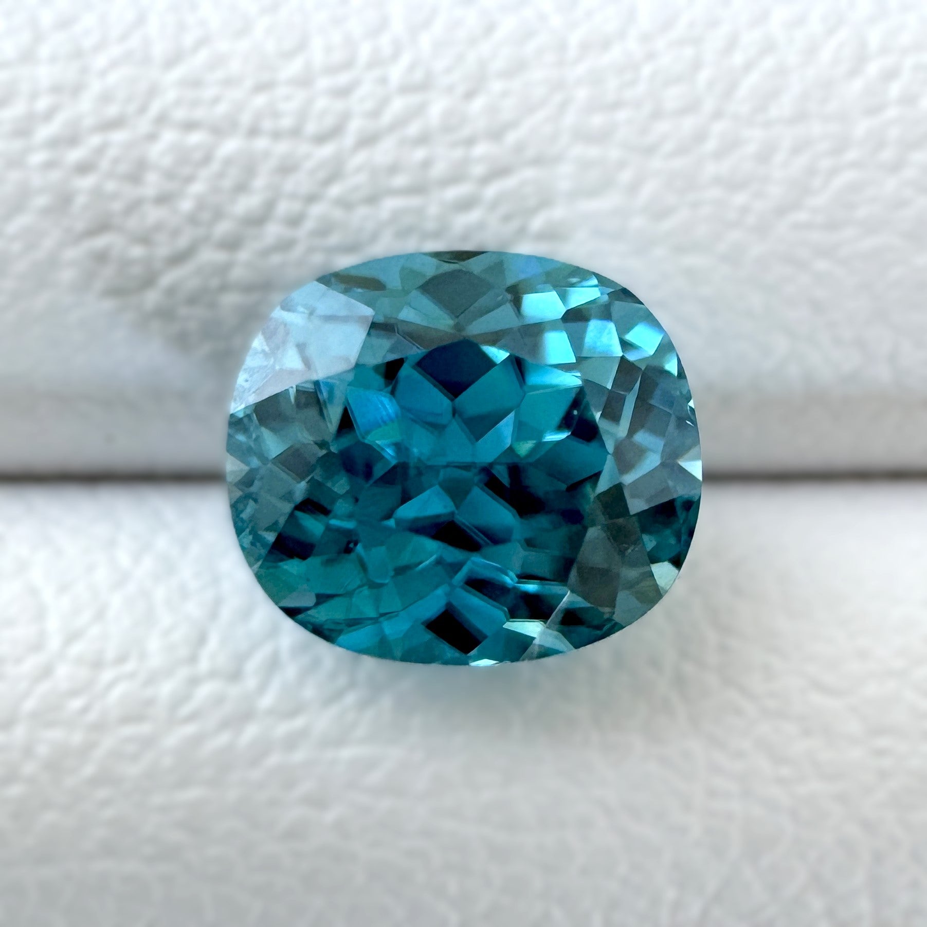 Blue Zircon 2.34ct Cushion