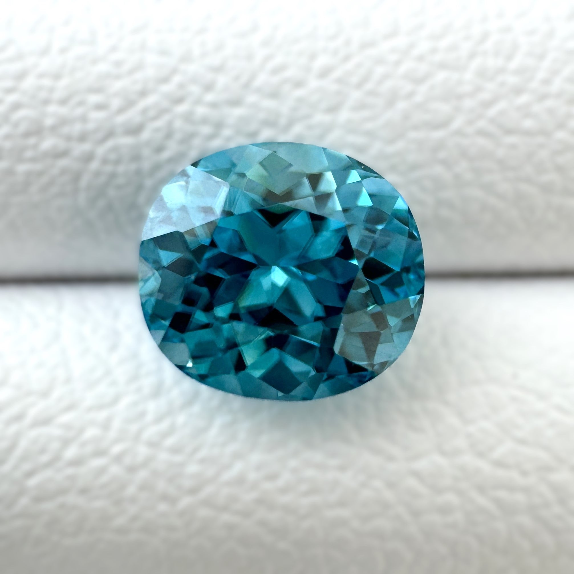 Blue Zircon 2.26ct Cushion