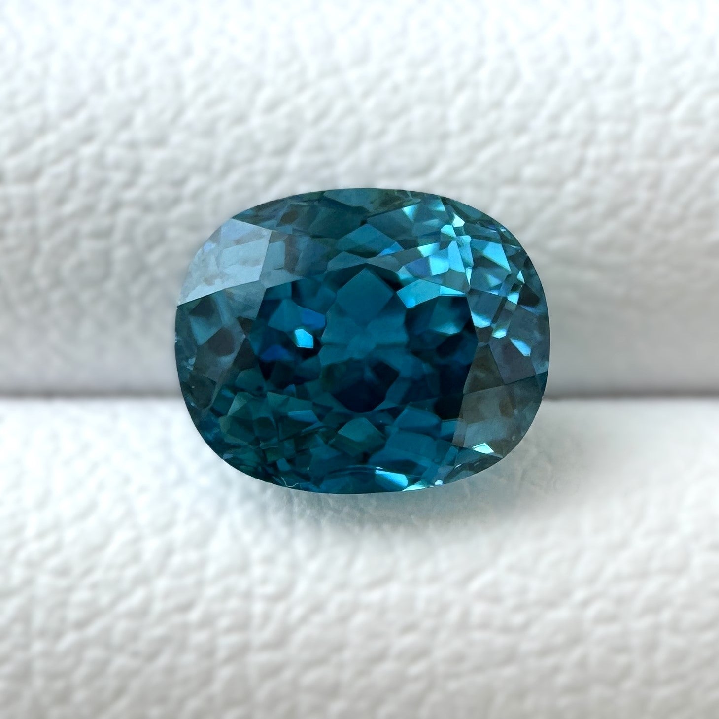 Blue Zircon 2.30ct Cushion