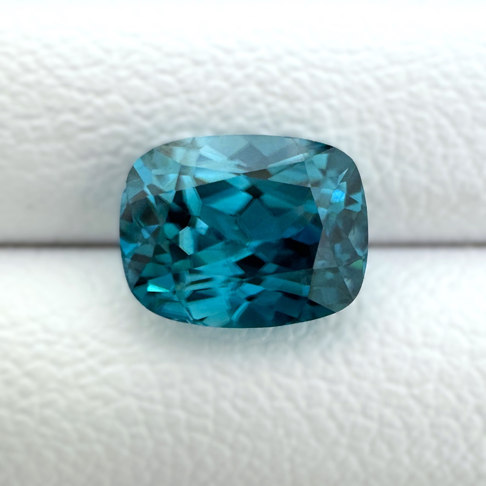 Blue Zircon 2.09ct Cushion