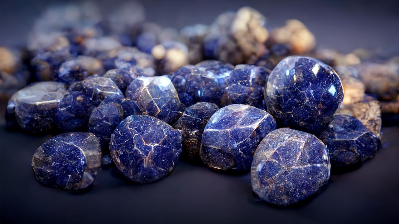 Sodalite gemstone