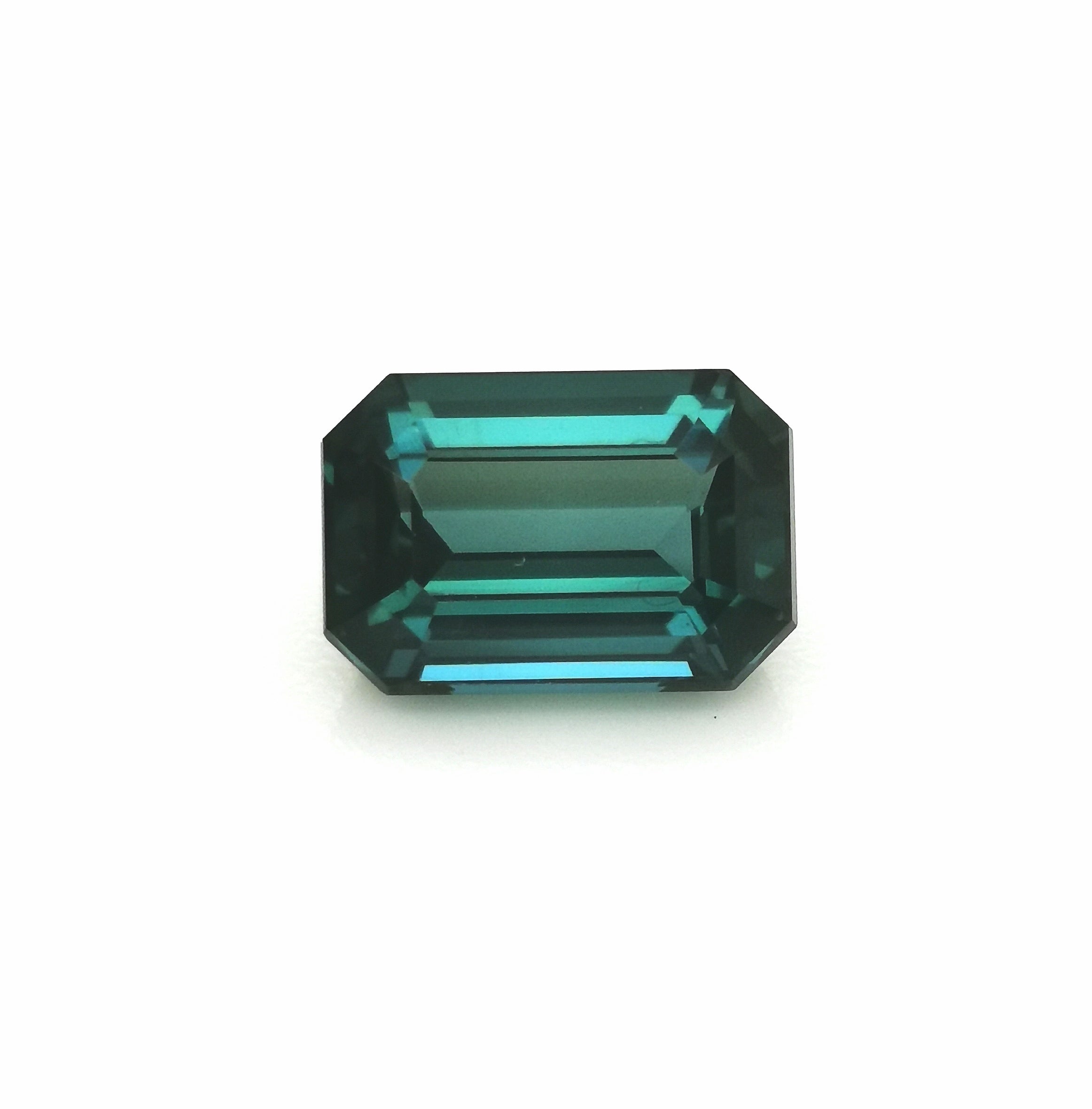 Green Sapphire 2.49ct Octagonal