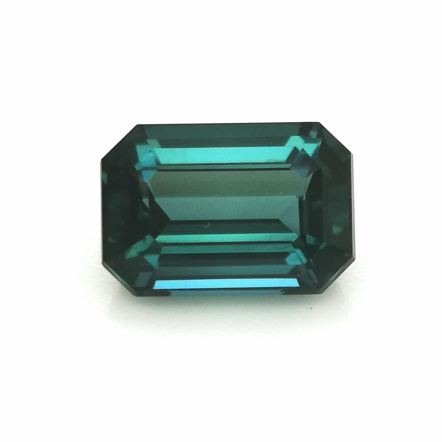 Green Sapphire 2.49ct Octagonal